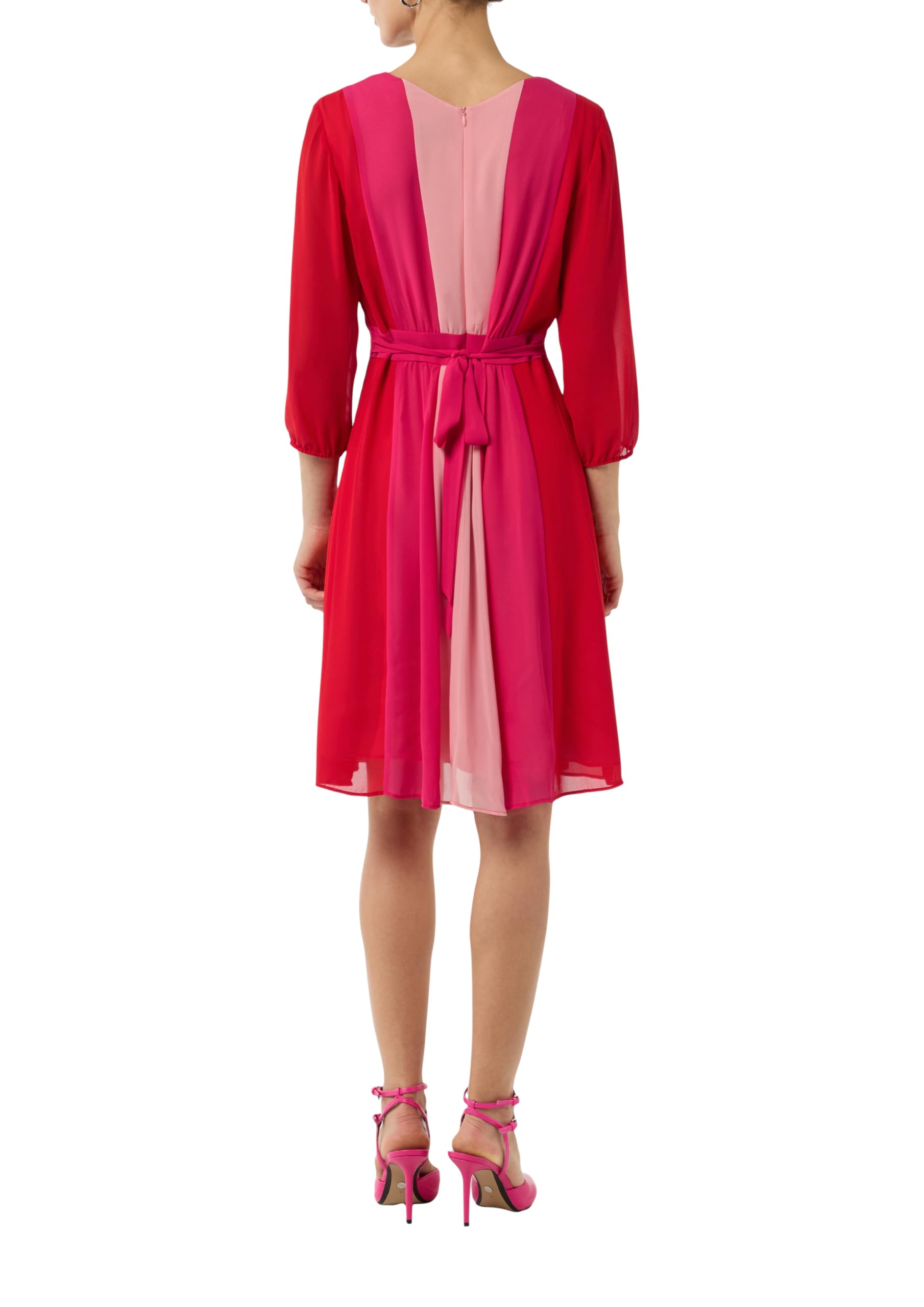 comma-kleid-kurz-mit-bindeg-rtel-gr-36-v-ausschnitt image 2