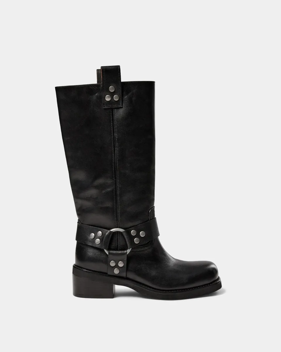 sofie-schnoor-women-tinasw-lederstiefel-schwarz-eckig image 1