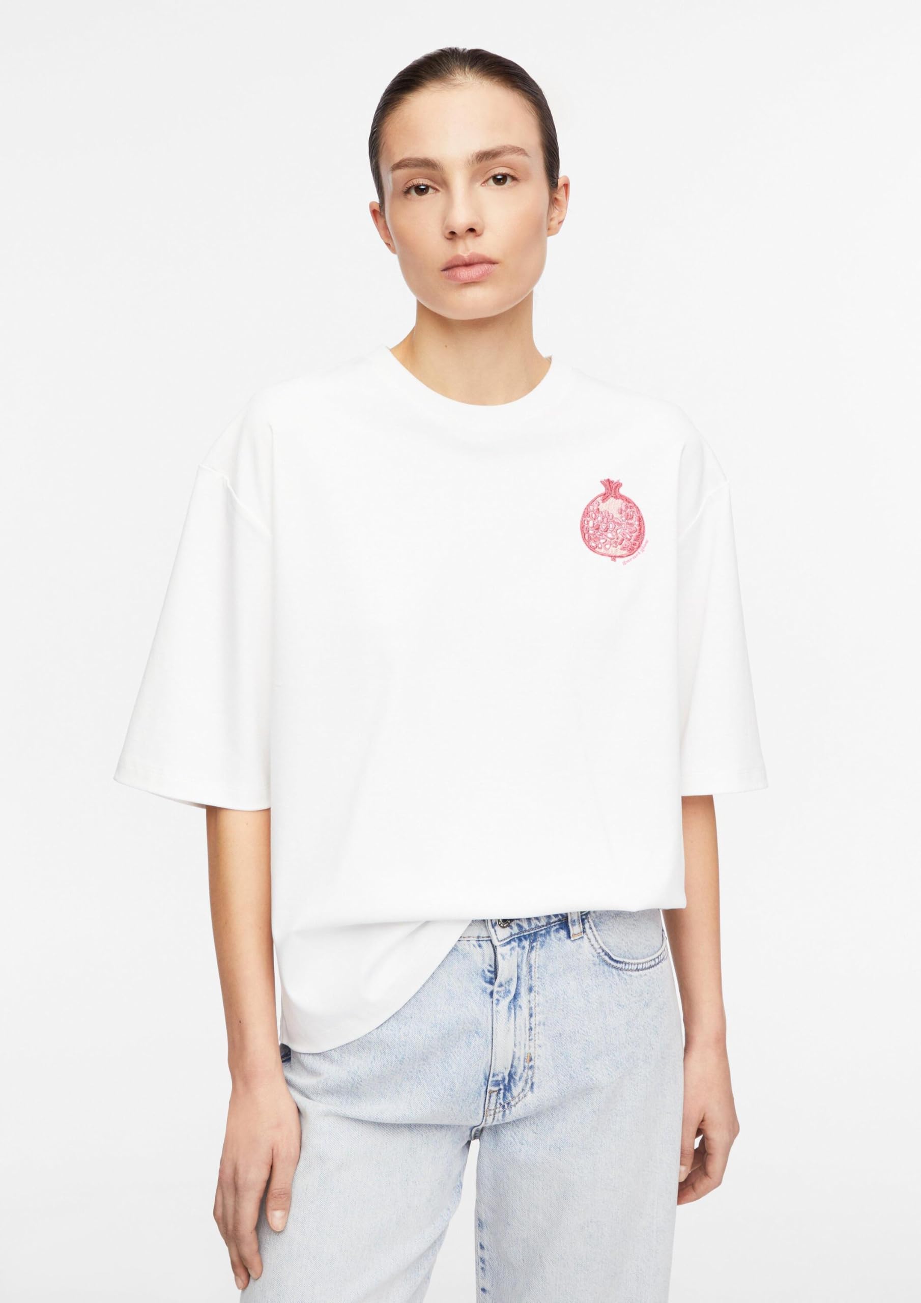 comma-tops-t-shirt-oversize-artwork-rundhals-l image 6