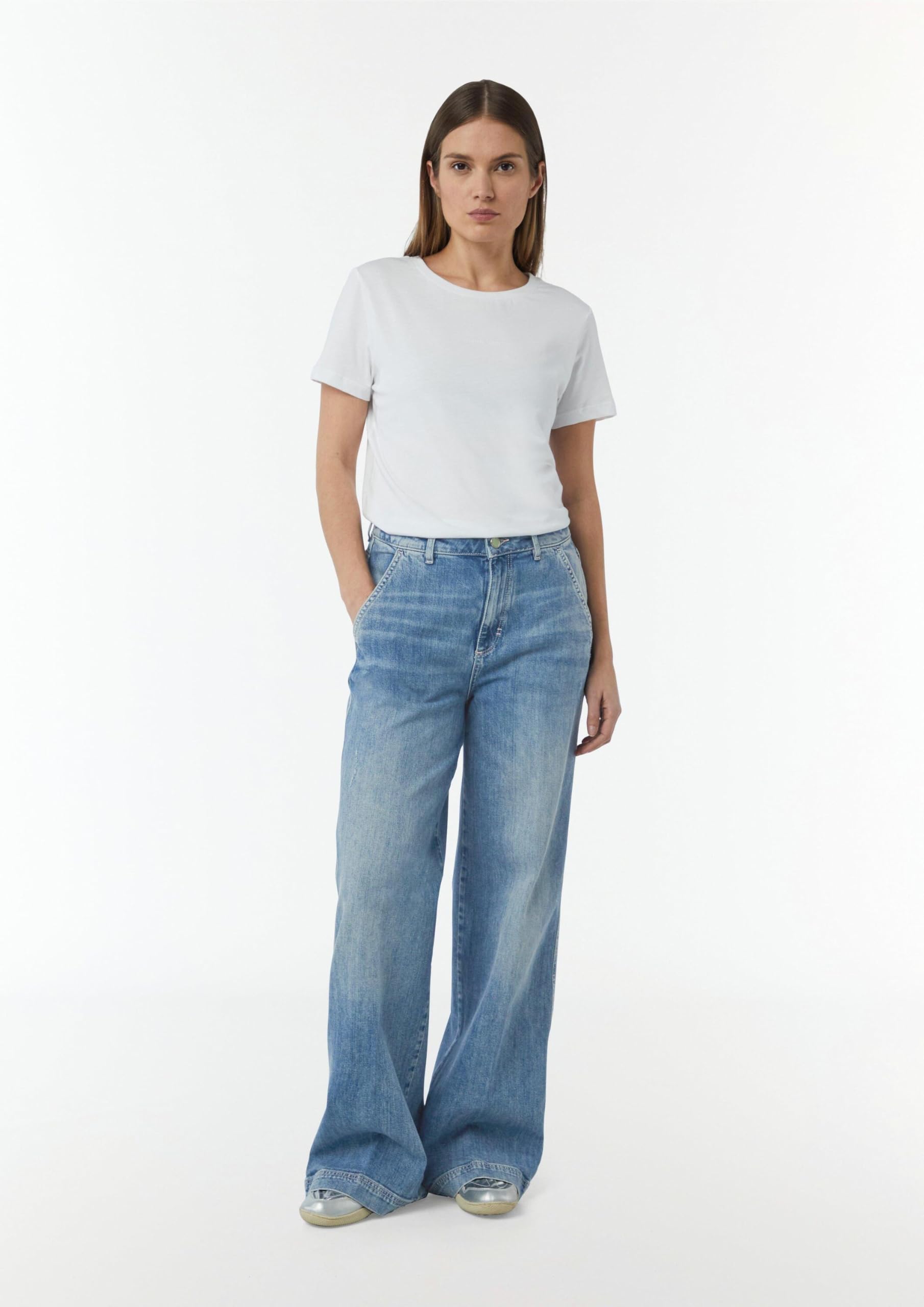 comma-jeans-wide-leg-jeans-gr-e-42-in-blau image 7