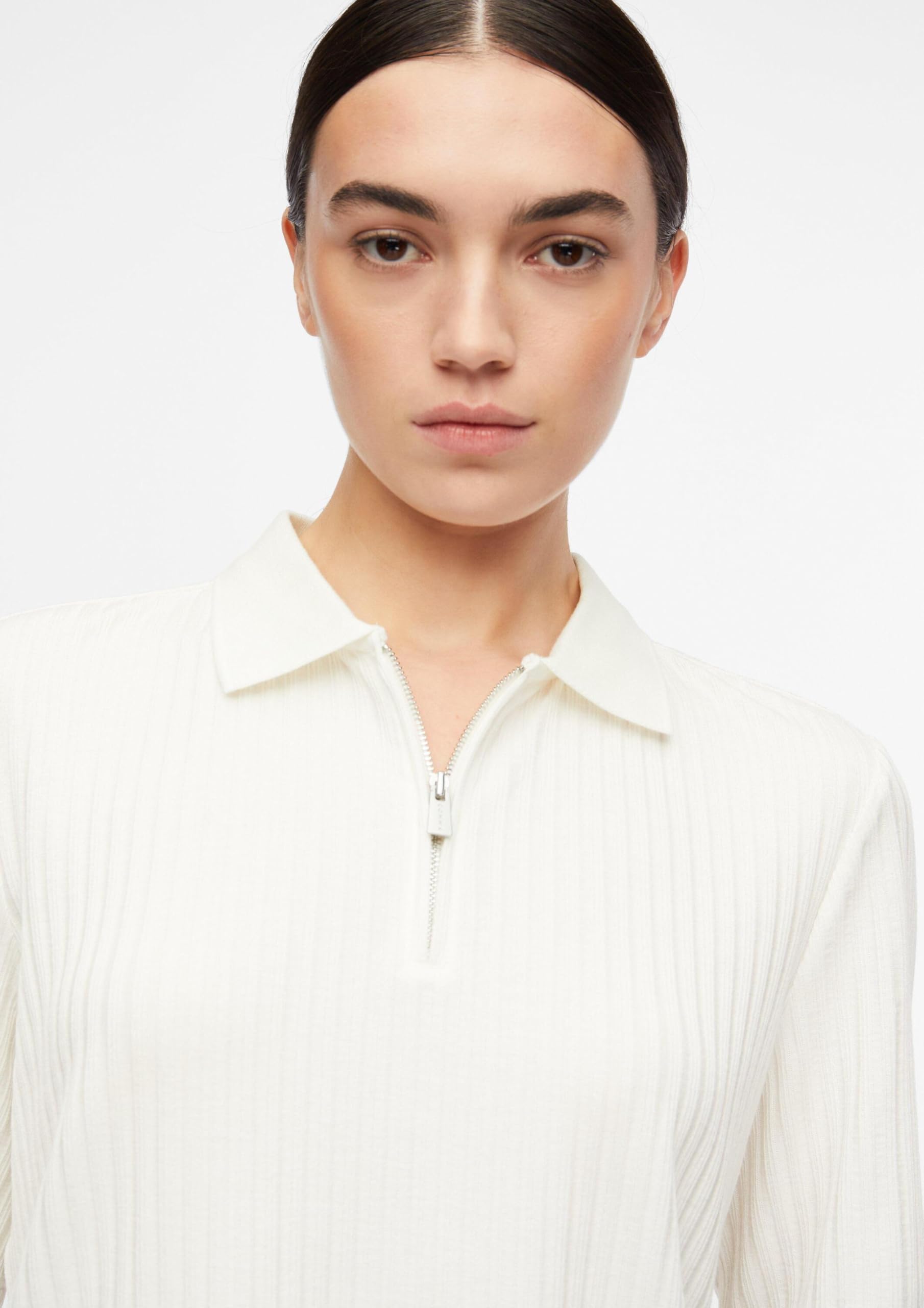 comma-2183351-t-shirt-damen-1er-pack-kurzarm-baumwolle image 3