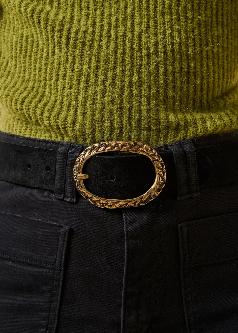 la-f-e-marabout-e-gruben-g-rtel-schwarz-veloursleder image 1