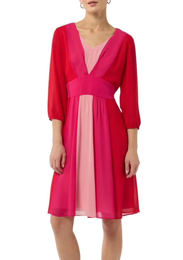 comma-kleid-kurz-mit-bindeg-rtel-gr-36-v-ausschnitt image 1