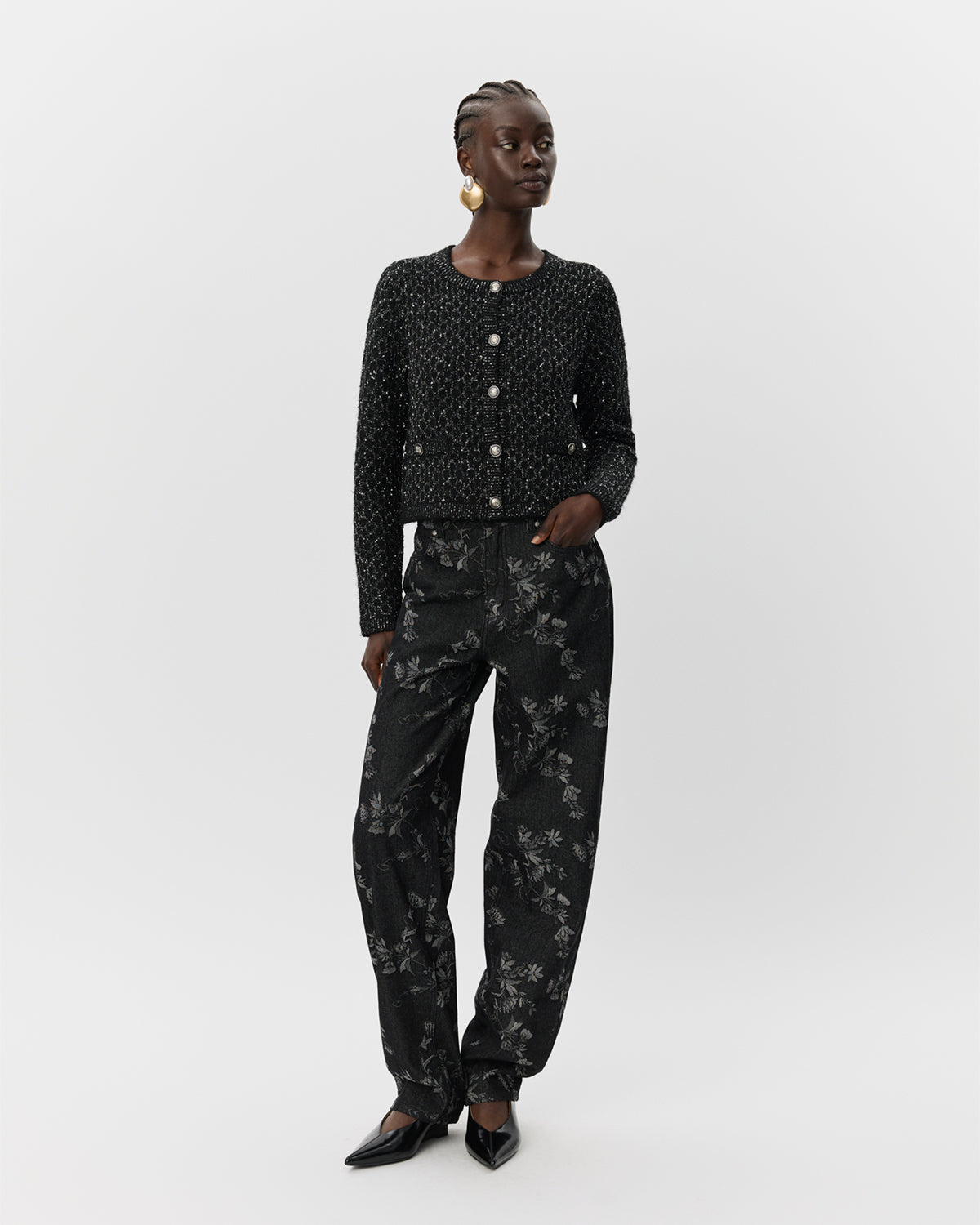 sofie-schnoor-women-carnetsw-s254505-cardigan-schwarz-glitter image 2