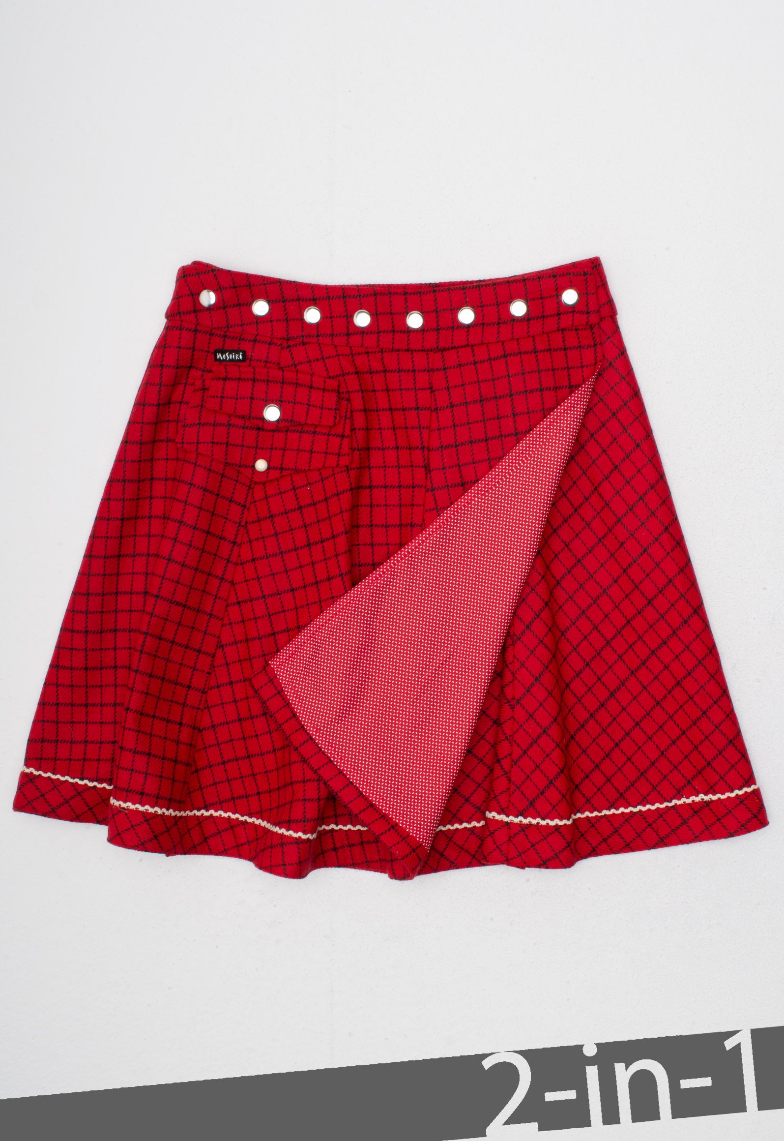 moshiki-hot-cookie-70-wickelrock-tweed-50-cm-wendbar image 1