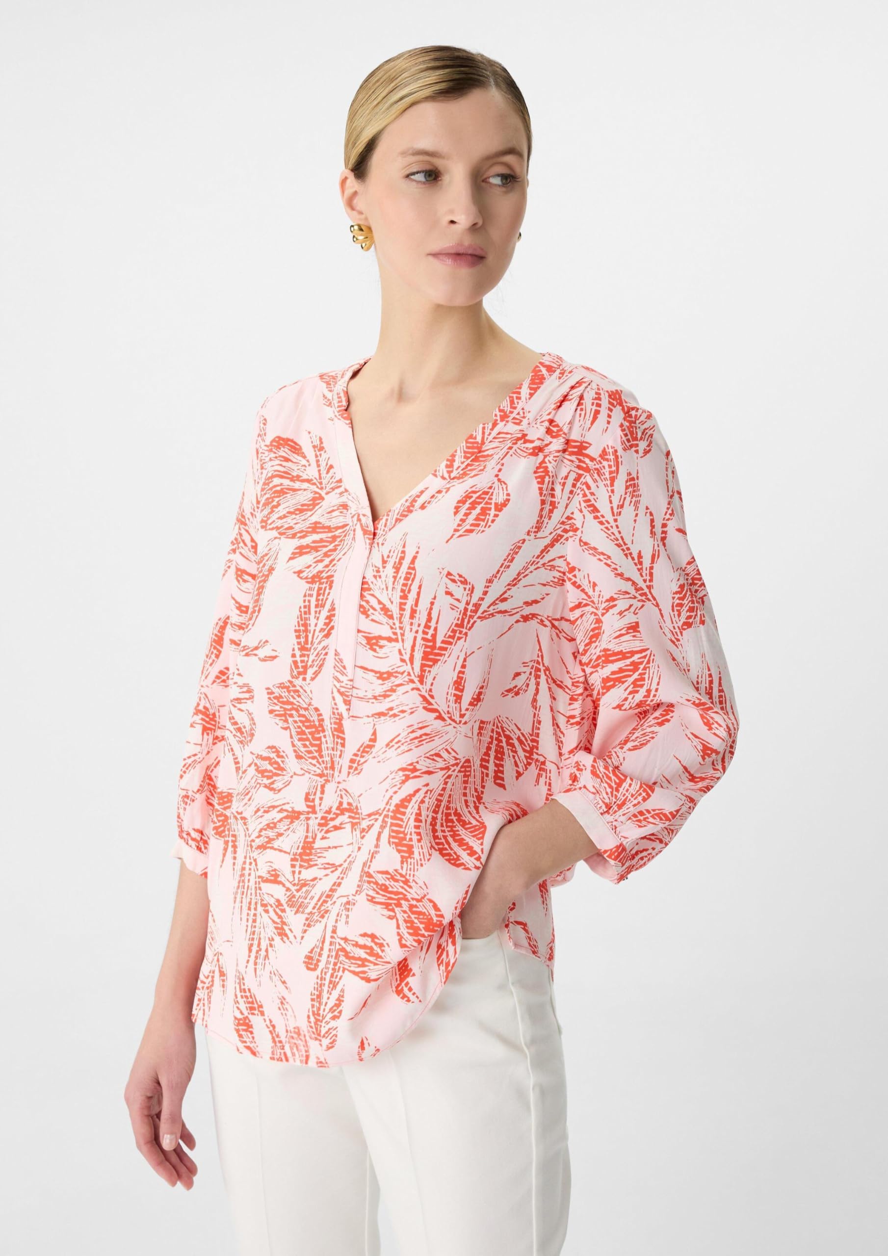 comma-blouses-gemusterte-bluse-mit-3-4-rmeln-damen image 7