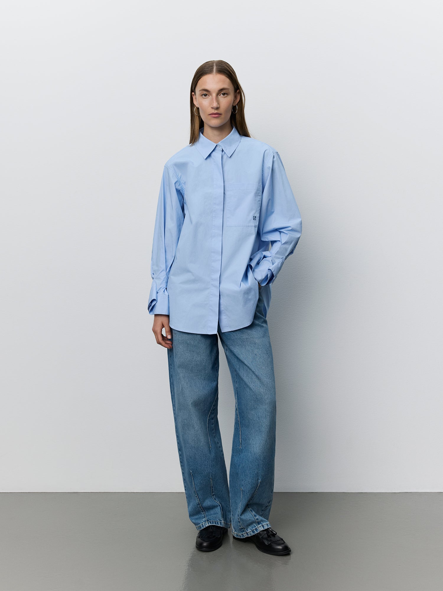 sofie-schnoor-women-abbysw-shirt-hemd-blau-baumwolle image 2