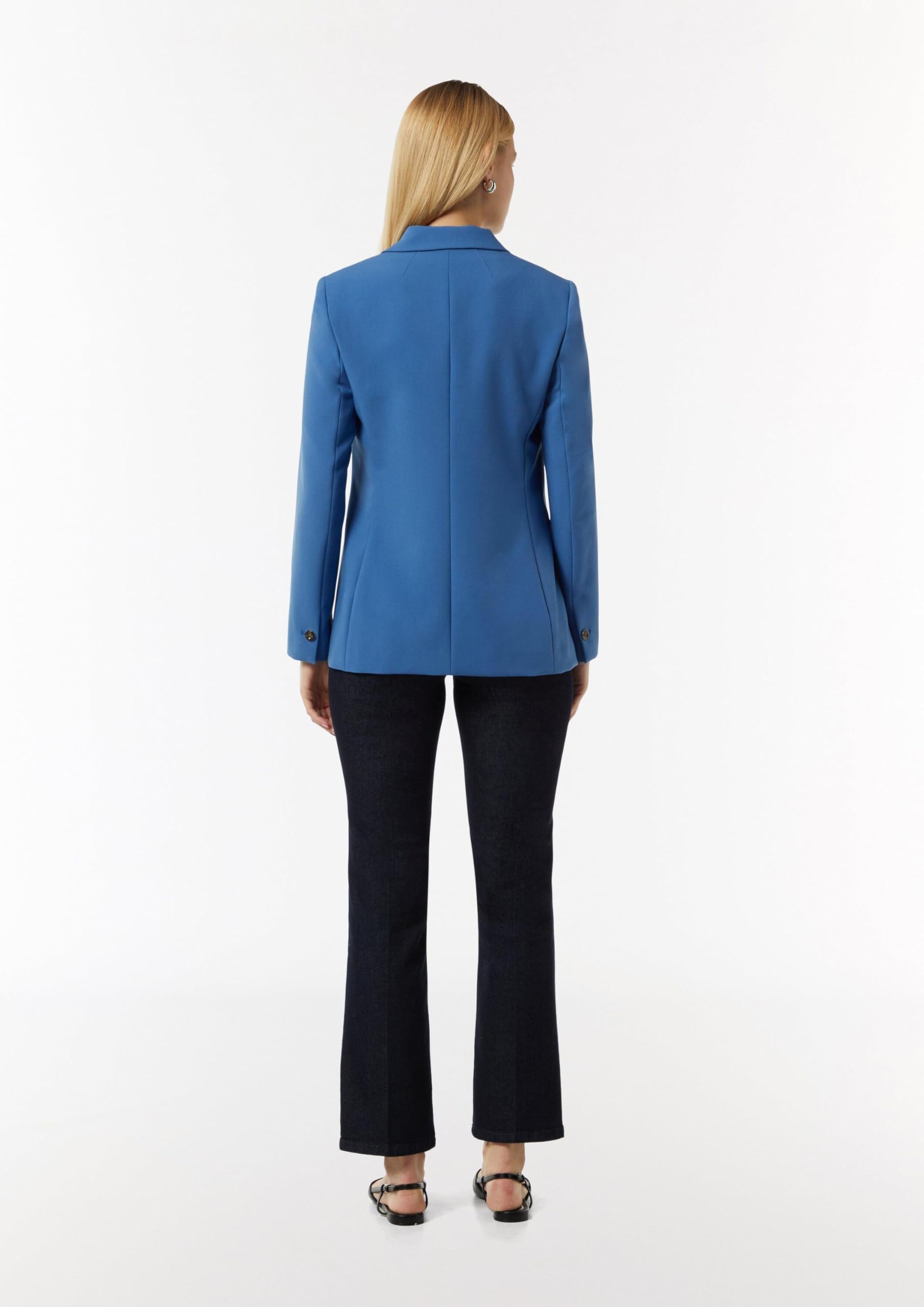 comma-antaillierter-twill-blazer-royalblau-32 image 6