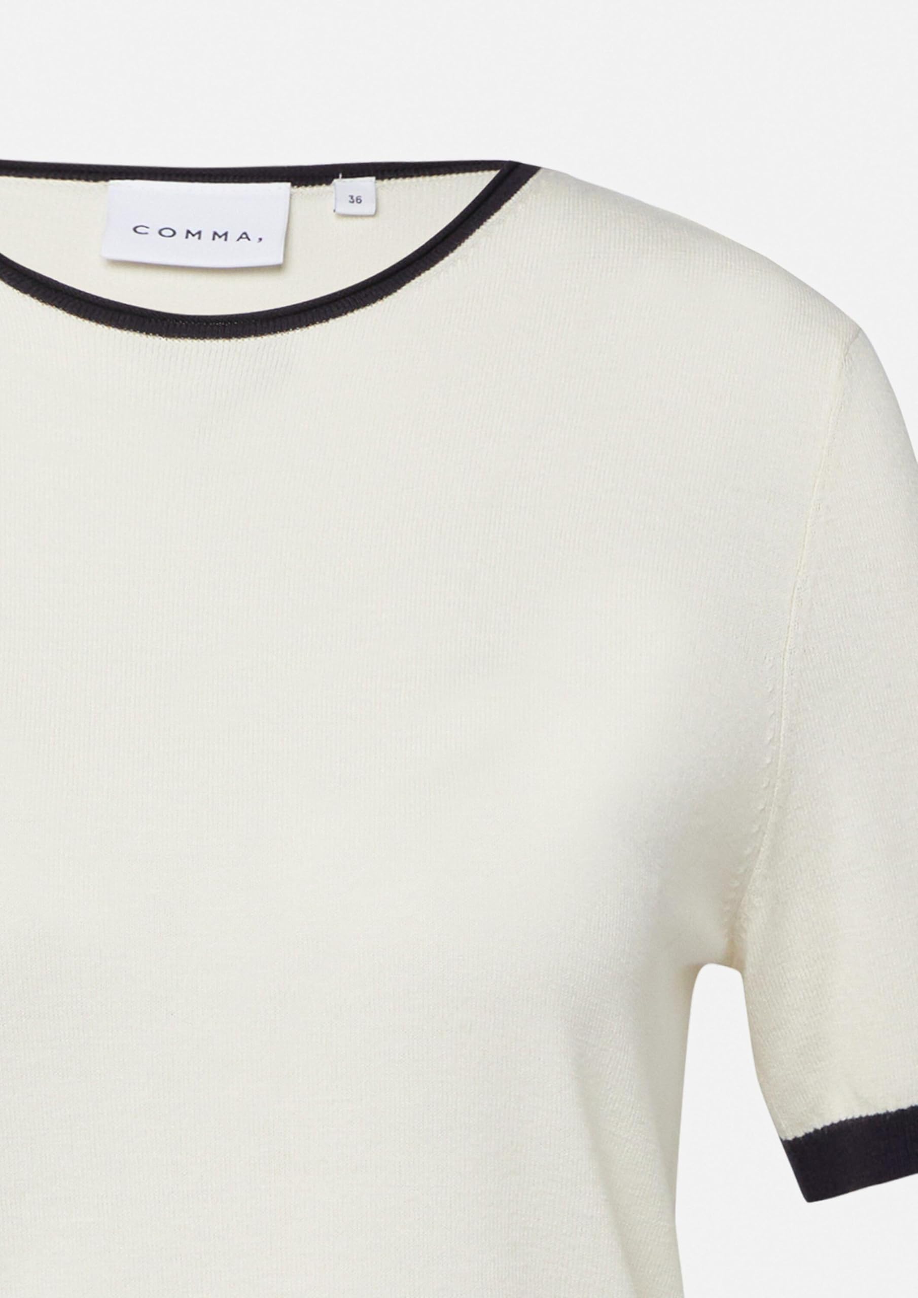 comma-feinstrick-shirt-damen-wei-gr-42-kontrast image 5