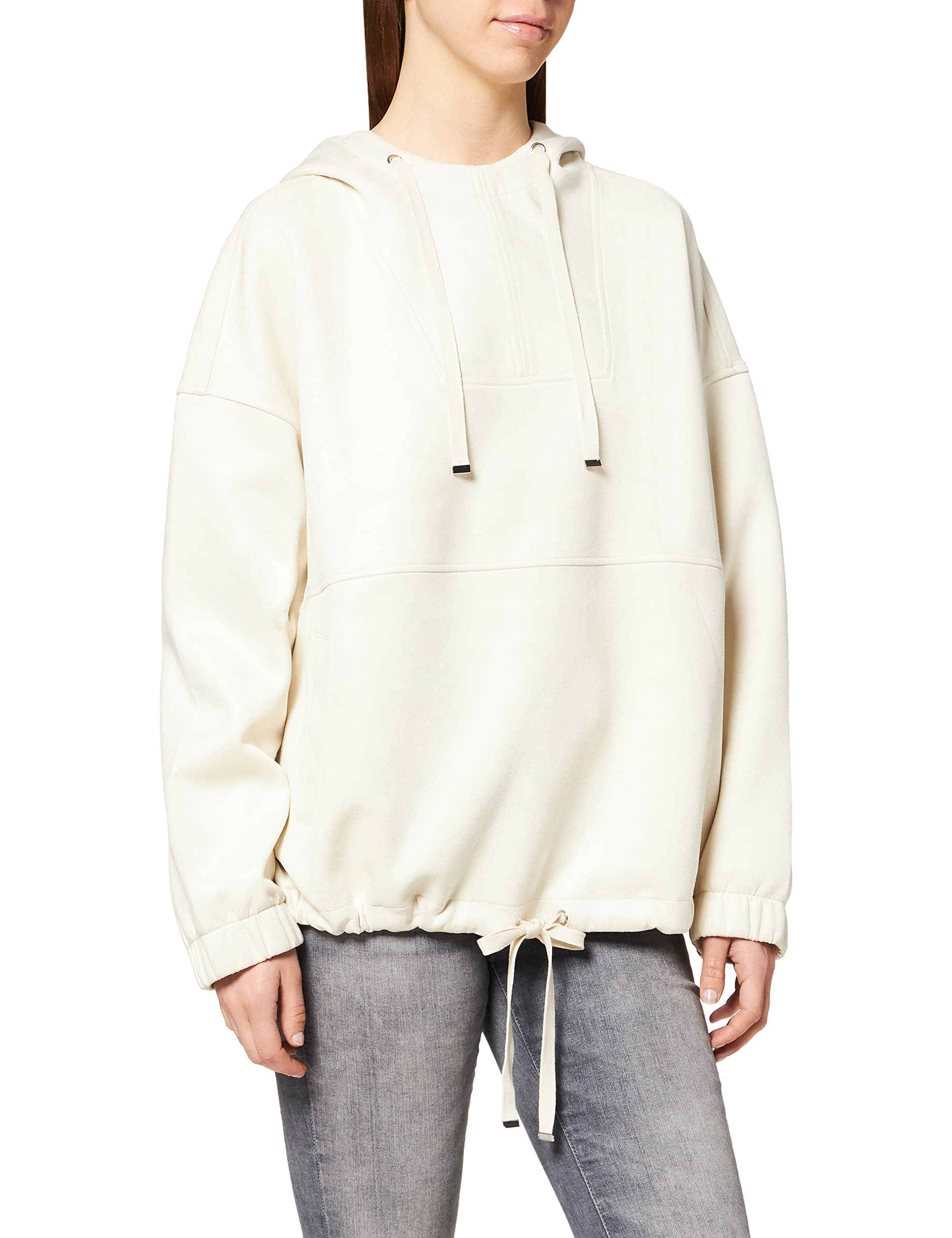 comma-sweatshirt-rundhals-pullover-dust-white-gr-38 image 2