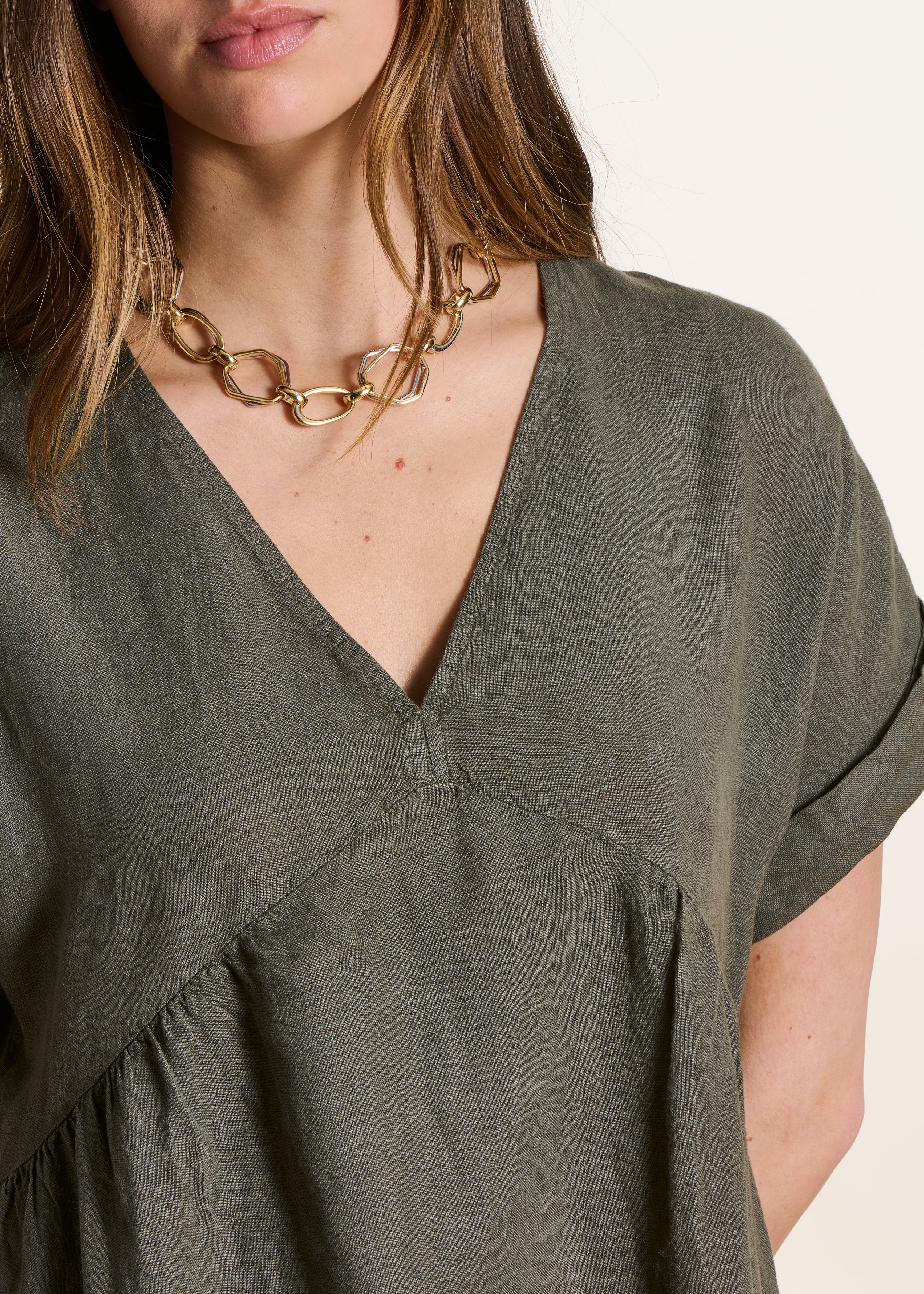 la-f-e-marabout-e-darling-maxikleid-leinen-khaki image 4