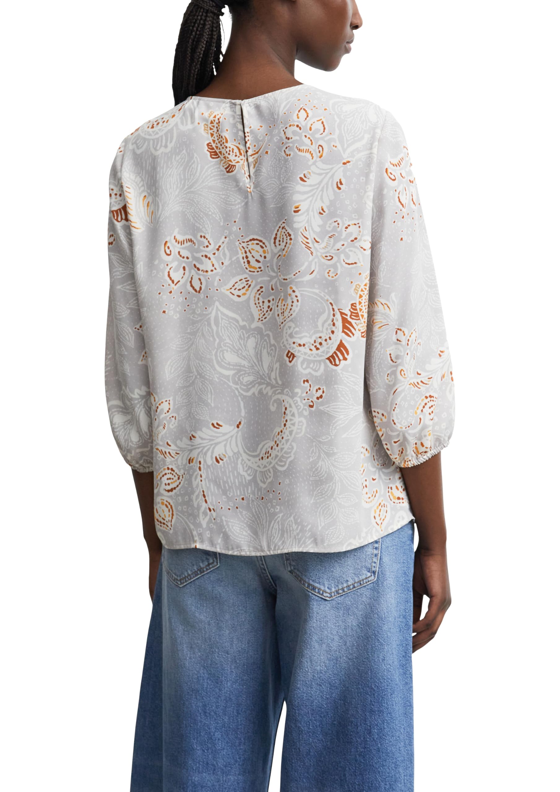 comma-blouses-all-over-print-bluse-3-4-arm-gr-e-32 image 2