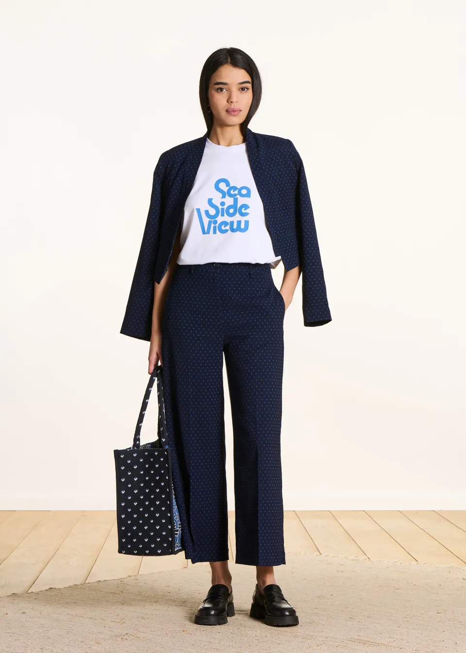 la-f-e-marabout-e-fabia-hose-blau-gr-34-jacquard image 1
