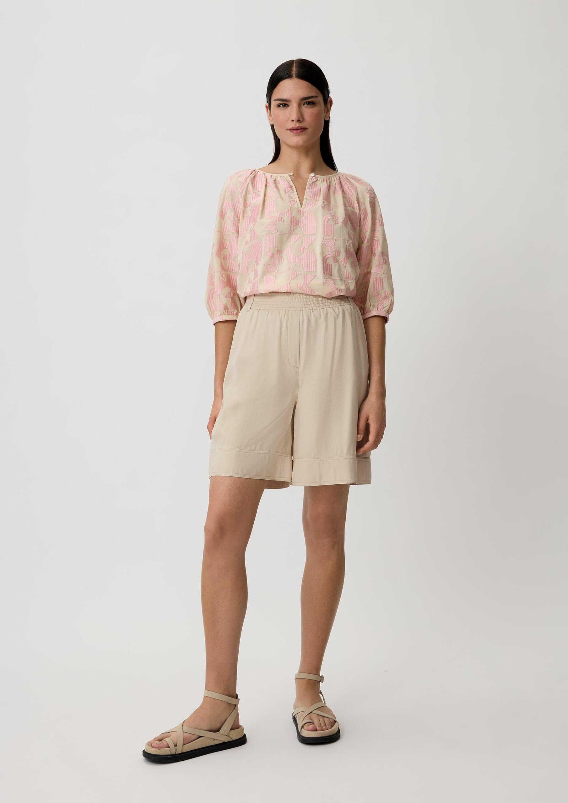 comma-loose-shorts-twill-8058-beige-gr-46 image 3