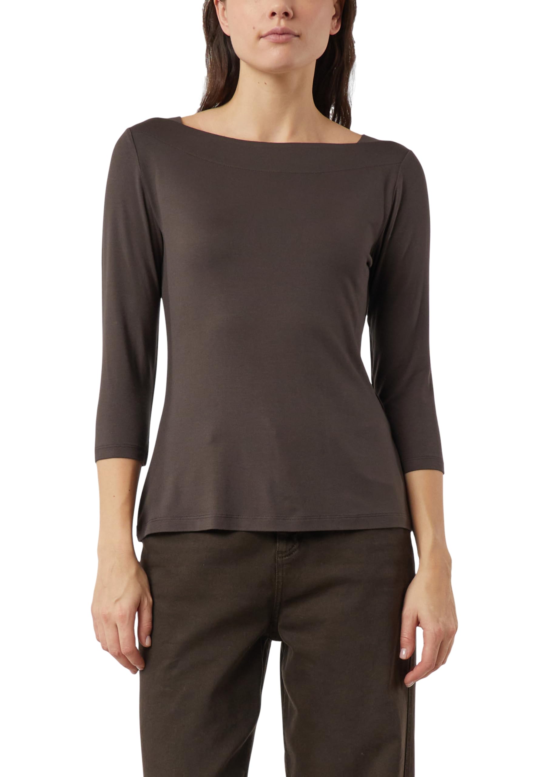 comma-viskoseshirt-slim-fit-3-4-rmel-t-shirt-gr-44 image 1