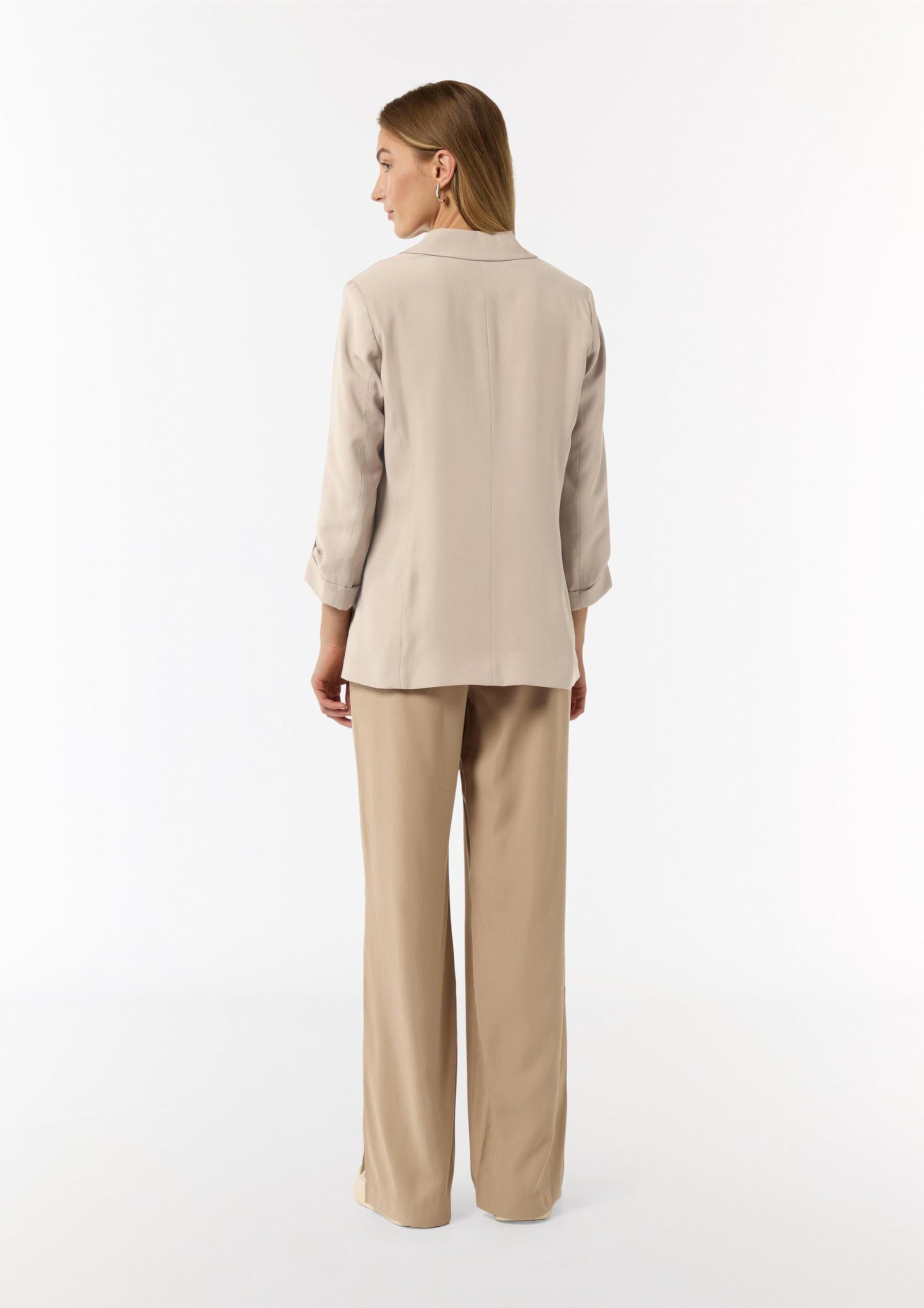comma-antaillierter-blazer-viskosetwill-gr-36-sandstein image 6