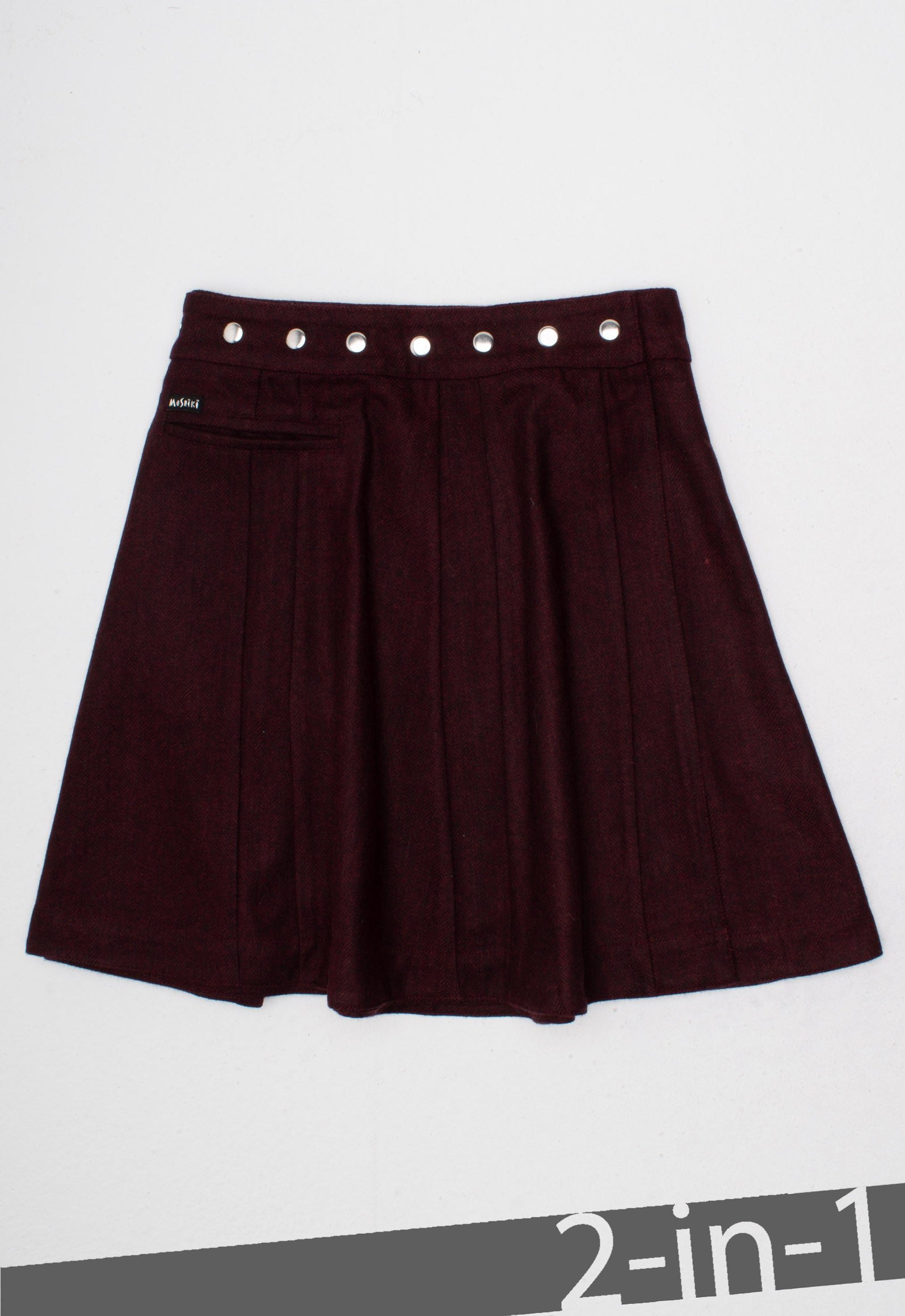moshiki-hot-cookie-69-wickelrock-tweed-50-cm-wendbar image 2