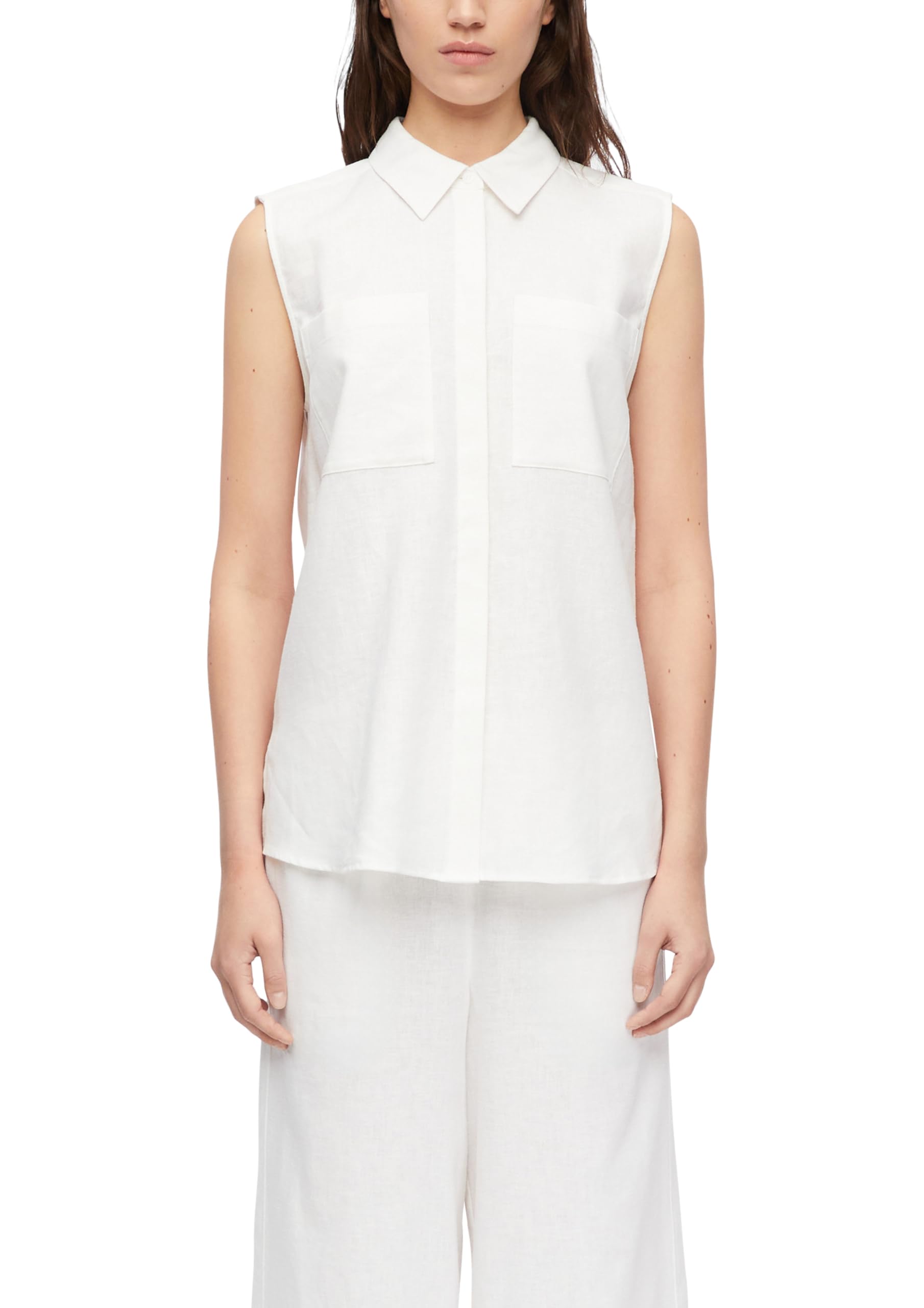 comma-2180863-bluse-leinen-mix-schwarz image 8