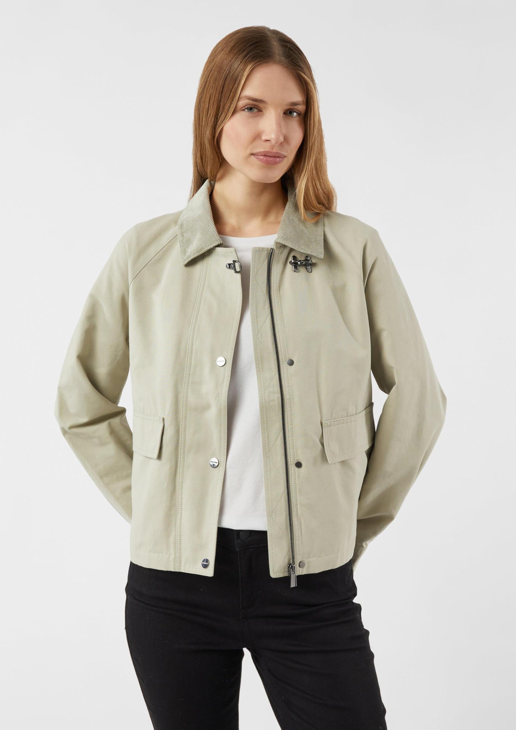 comma-jacke-baumwollmix-kurz-cord-kragen-twill image 3