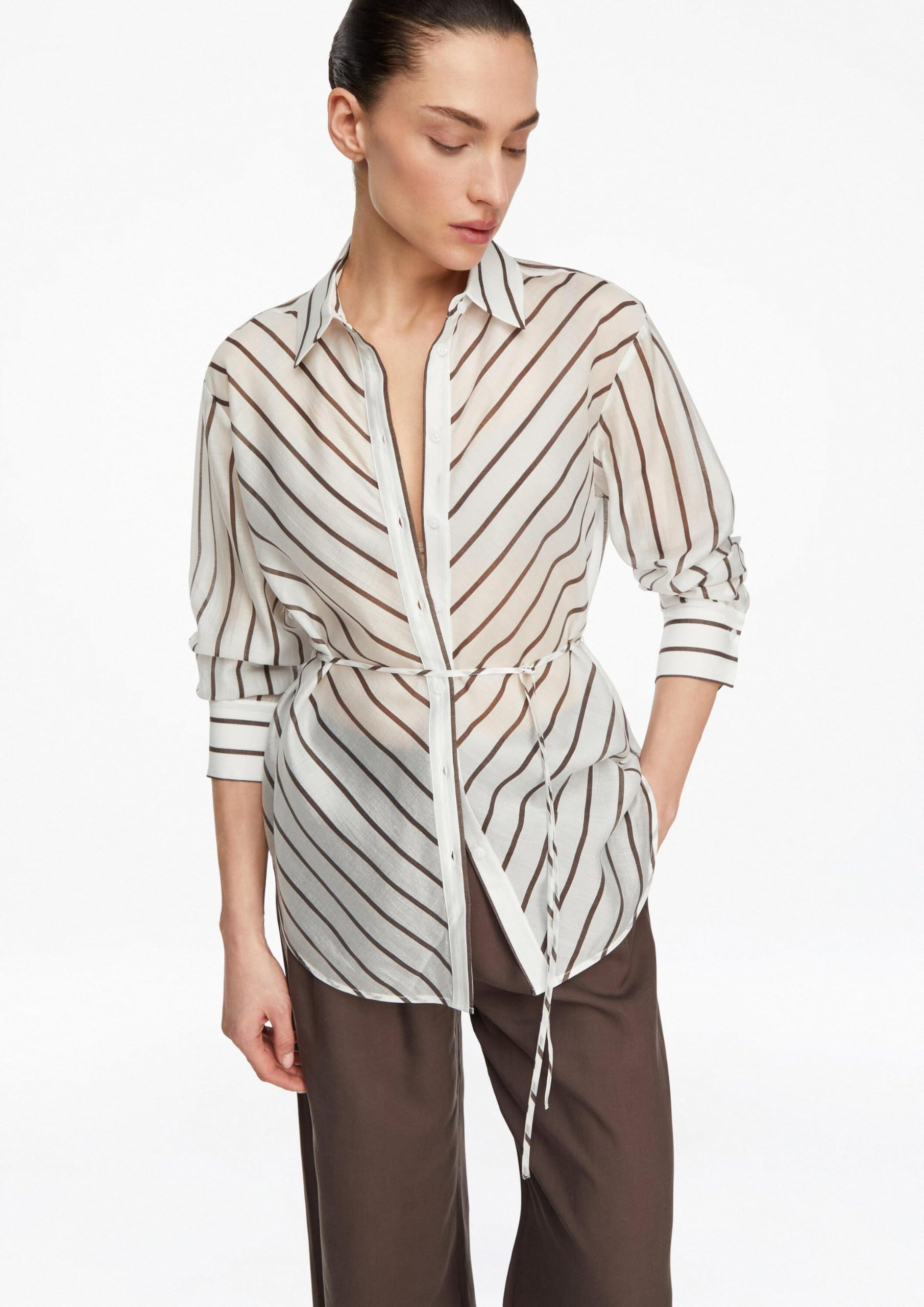 comma-blouses-lyocellmix-bluse-streifen-gr-e-40 image 6