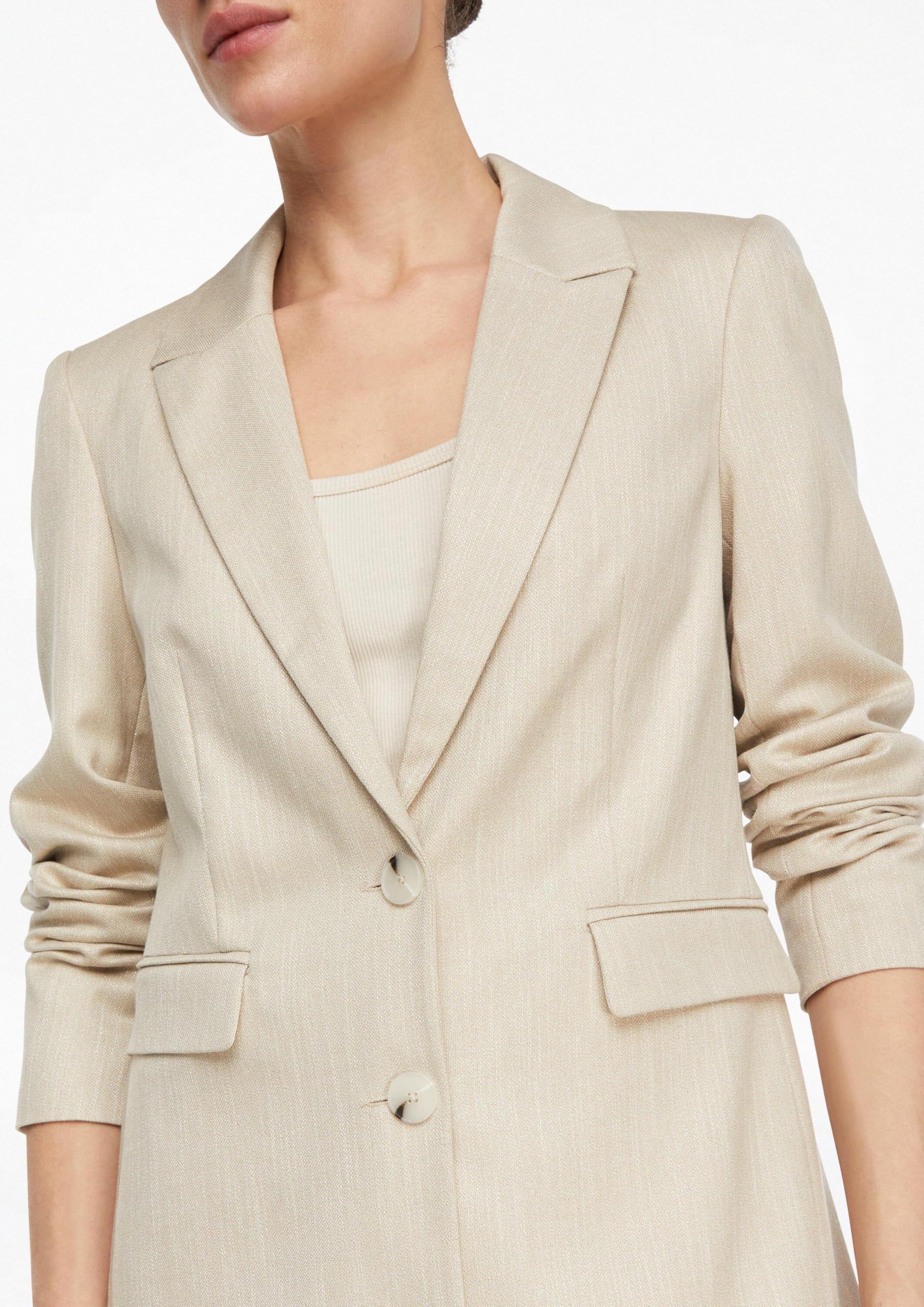 comma-taillierter-blazer-mit-glitzergarn-damen-blazer image 4