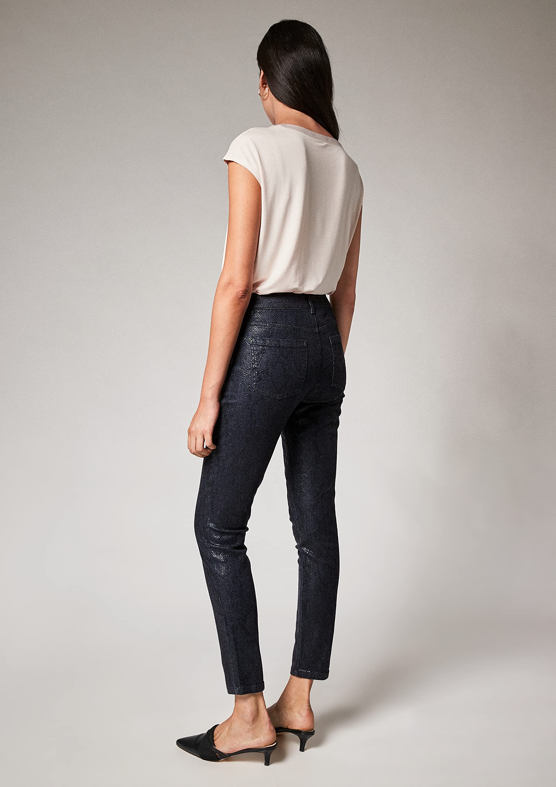 comma-jeans-snake-damenjeans-animal-muster-schmal image 6