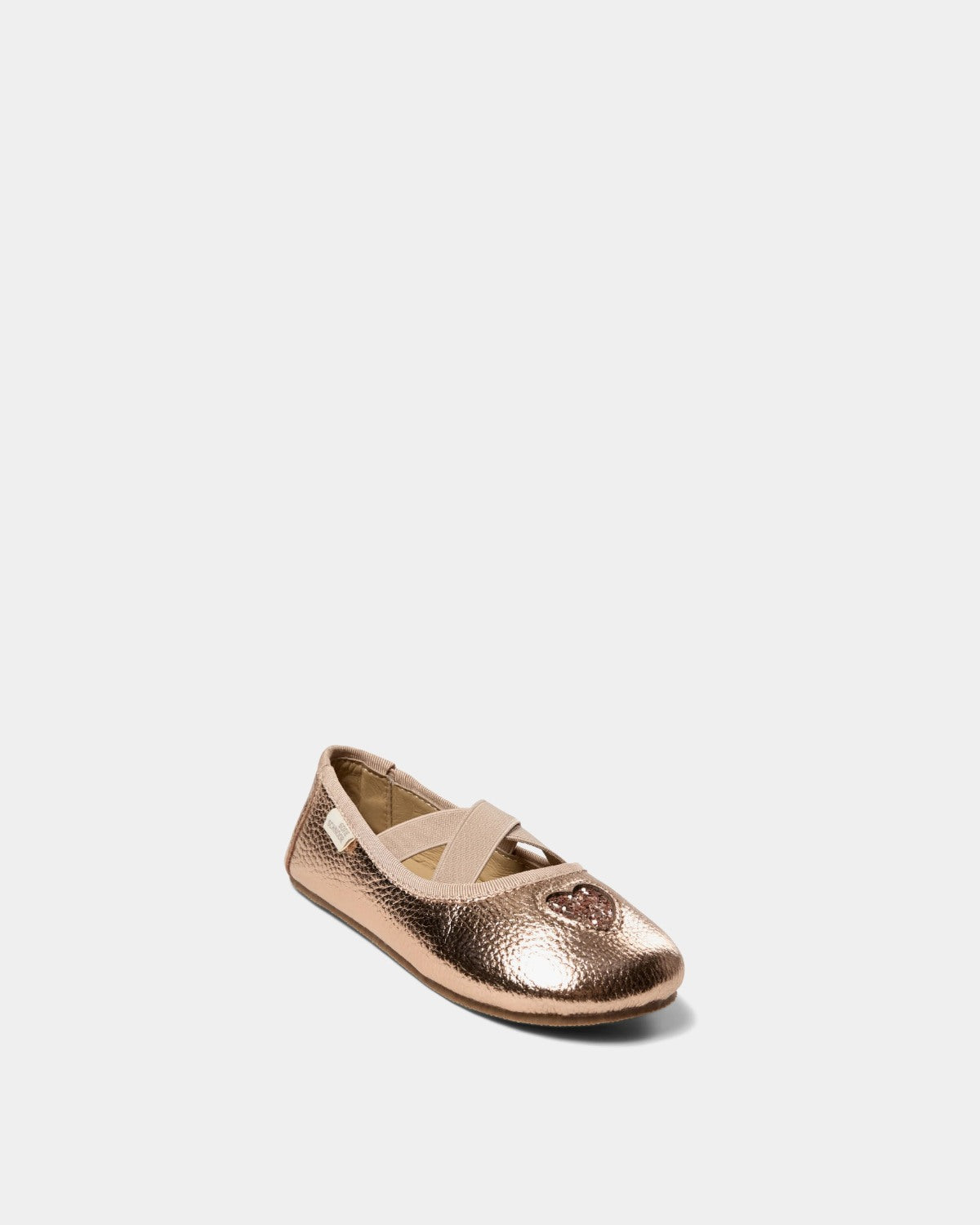 sofie-schnoor-kids-neliask-hausschuhe-peach-leder-glitzerherz image 2