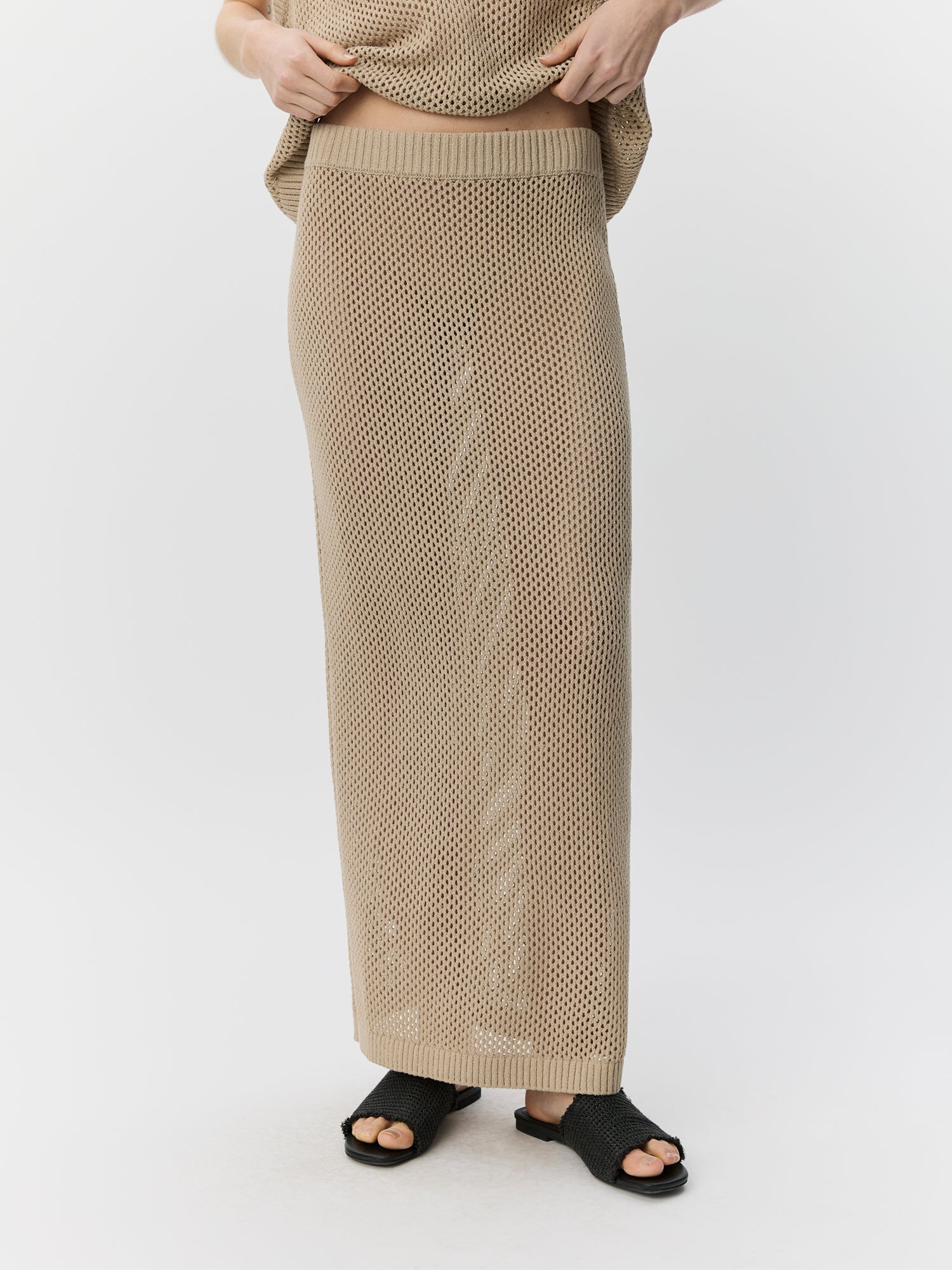sofie-schnoor-women-eladasw-maxi-rock-feather-gray-strick image 5