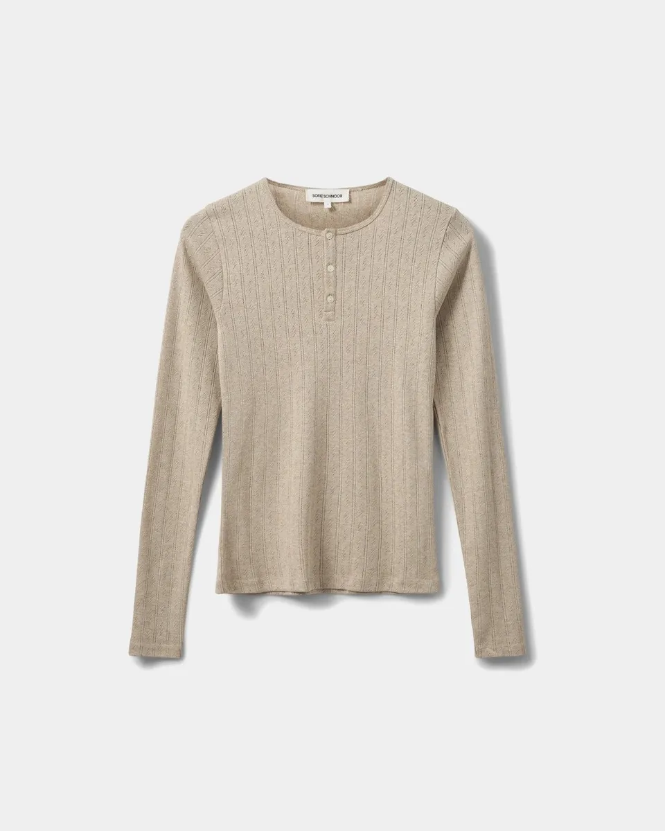 sofie-schnoor-women-aliciasw-t-shirt-langarm-beige-melange-m image 1