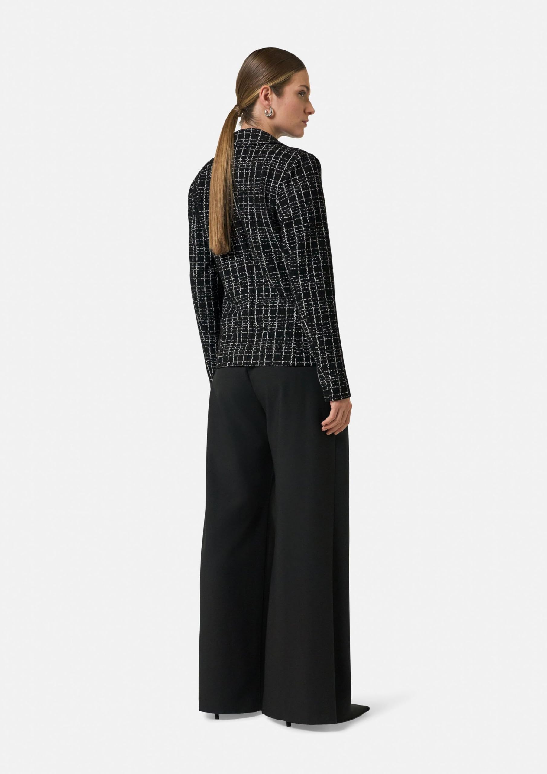 comma-blazer-2158129-boucl-kariert-schwarz-gr-38 image 7