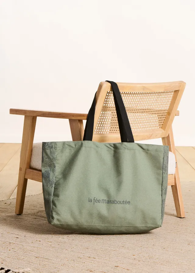 la-f-e-marabout-e-fid-lit-tote-bag-khaki-baumwolle image 1