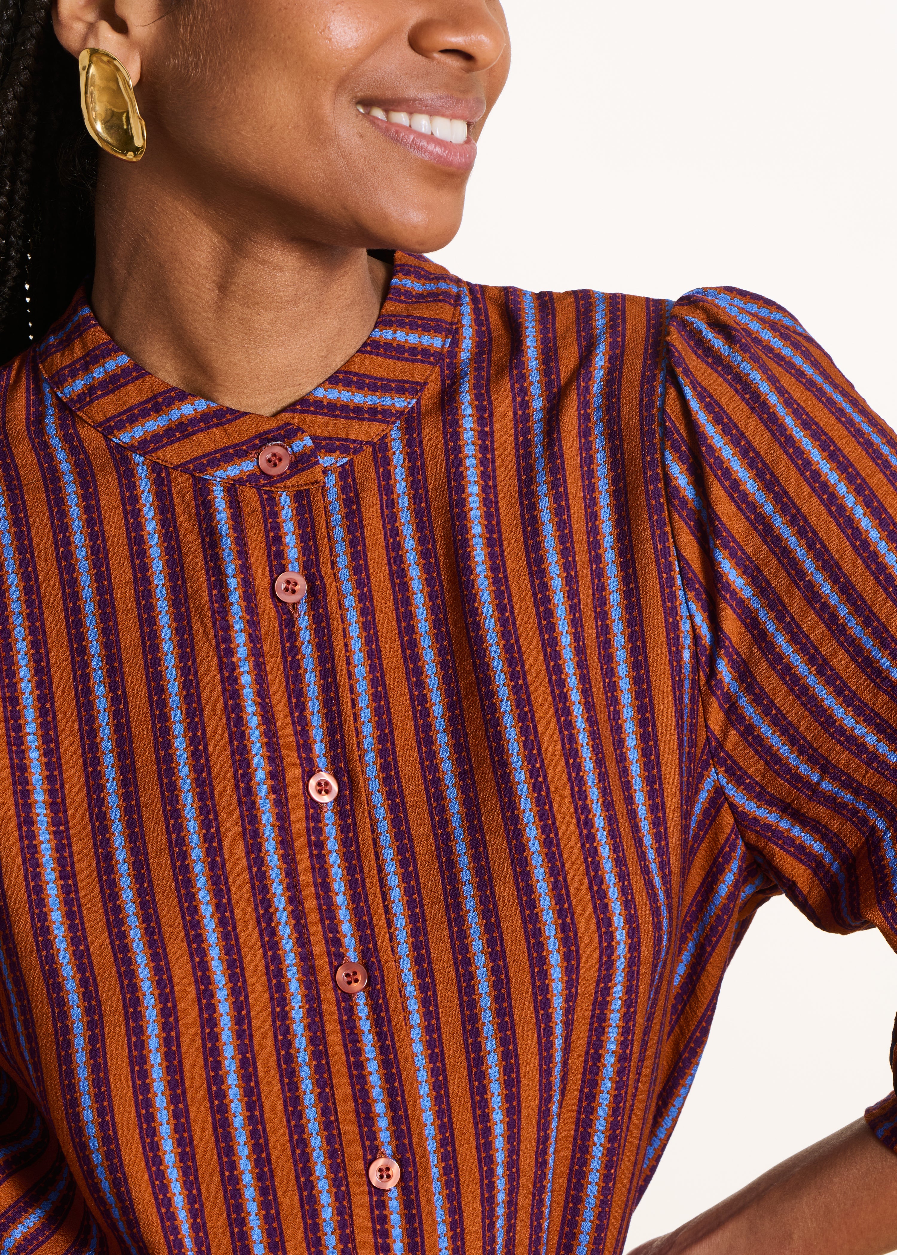 la-f-e-marabout-e-squido-midikleid-gestreift-lila-orange image 5