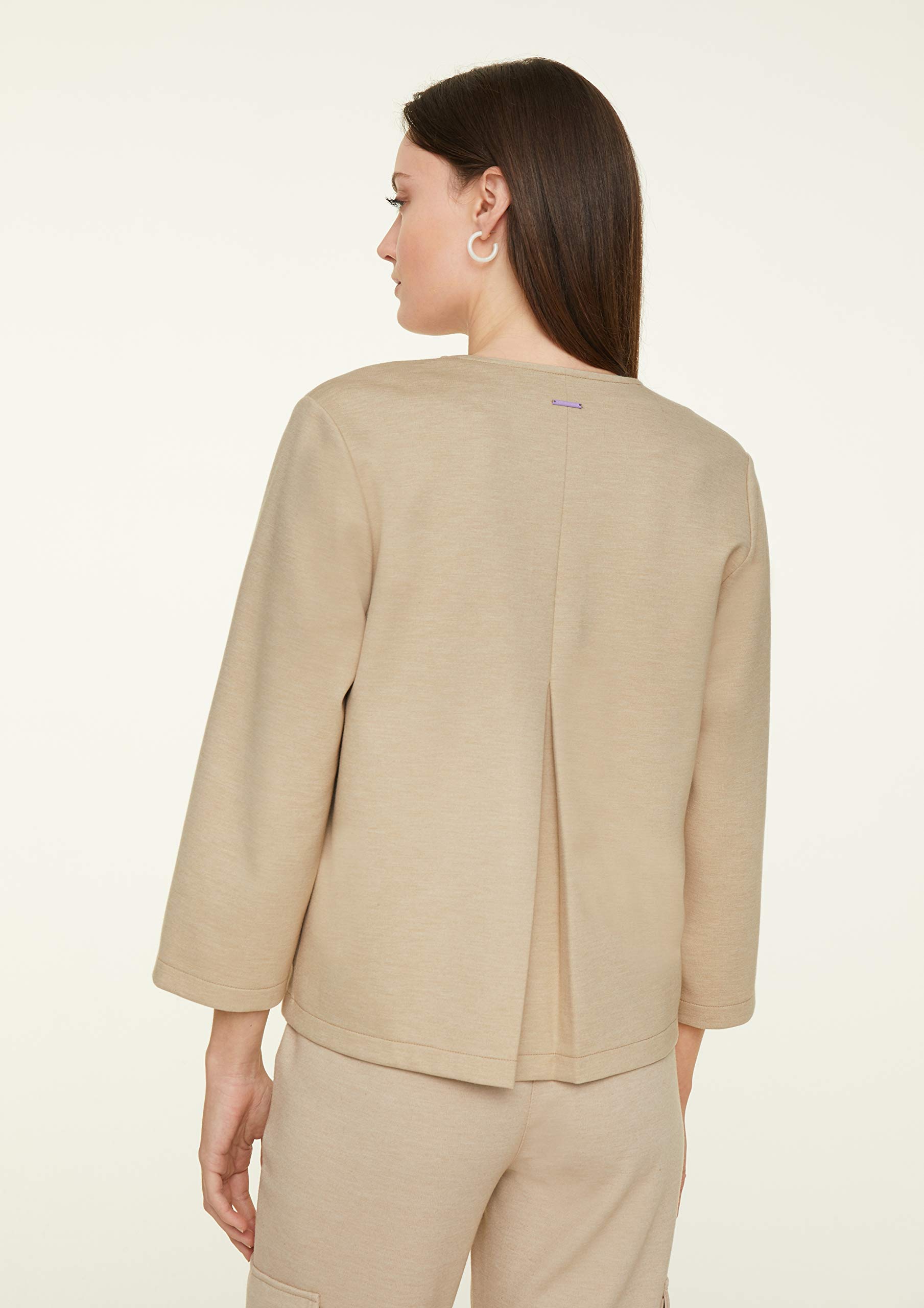 comma-blazerjacke-sand-melange-clean-f-r-damen image 5