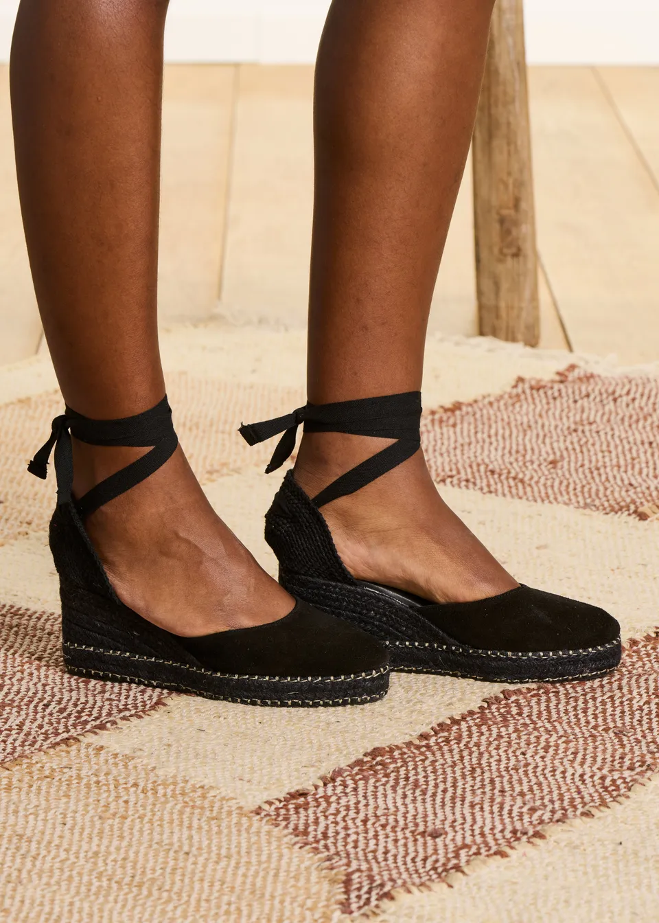 la-f-e-marabout-e-espadrilles-damen-schwarz-keilabsatz-jute image 1