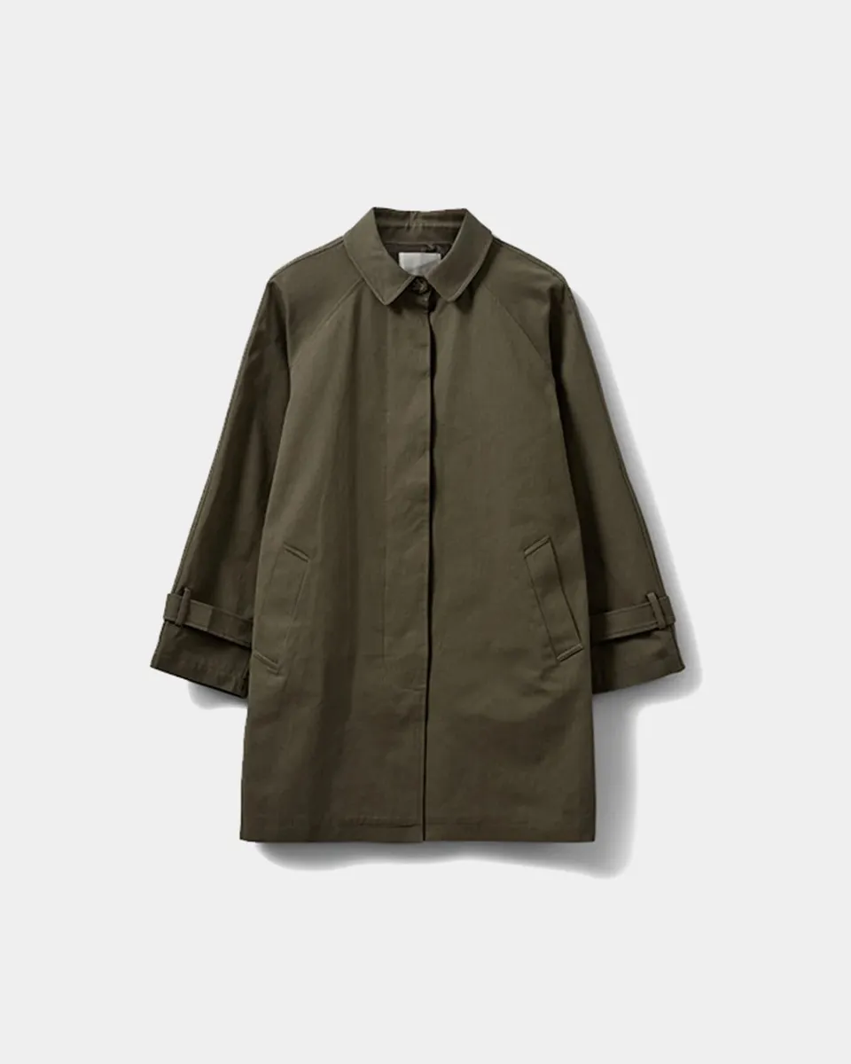 sofie-schnoor-women-filippa-trenchcoat-army-green-baumwolle image 1