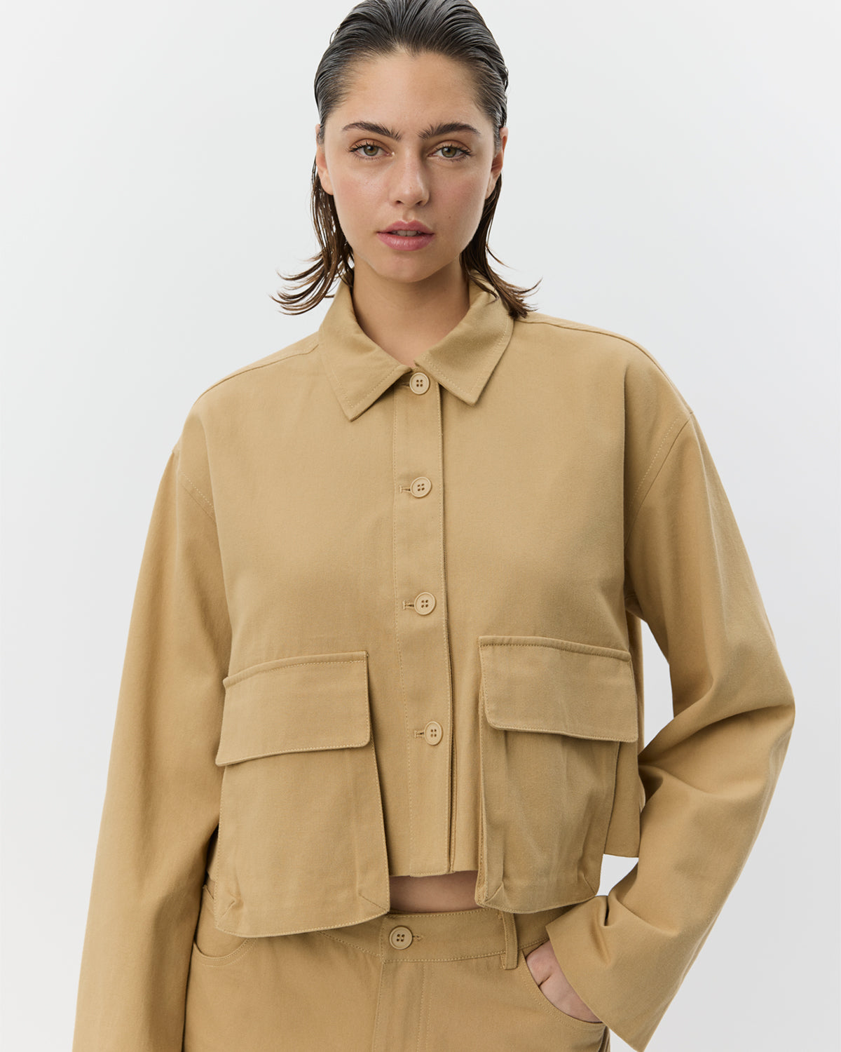 sofie-schnoor-larksw-kurz-jacke-camel-baumwolle image 5