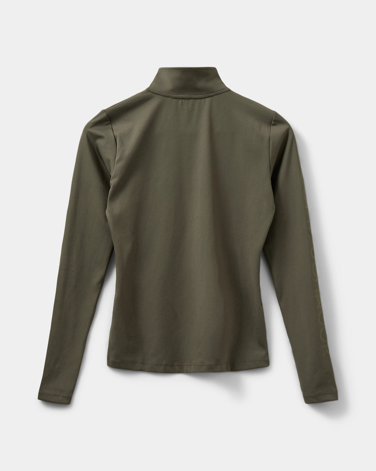 sofie-schnoor-sport-mallory-langarmshirt-army-green-zip image 2