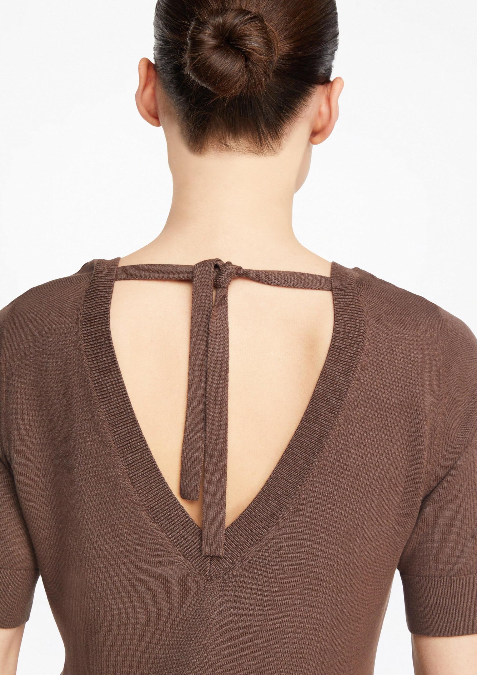 comma-knitwear-strickpullover-slim-fit-v-ausschnitt-gr-46-dunkelbraun image 3