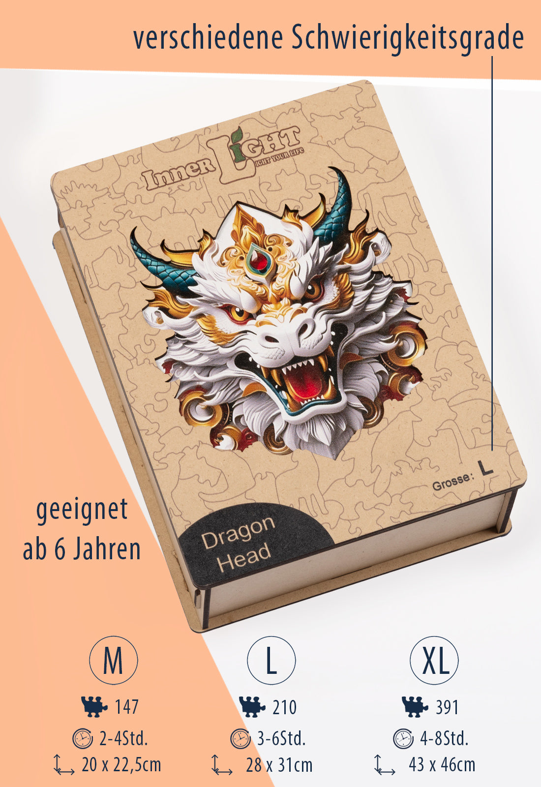 moshiki-holzpuzzle-dragon-head-drachenmotiv-gr-e-m image 1