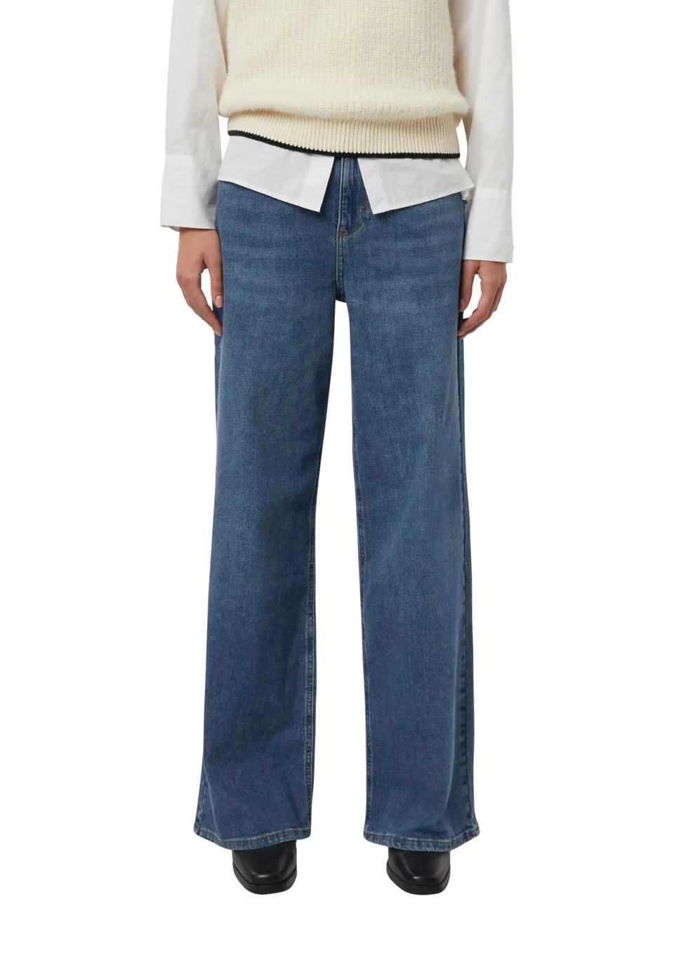 comma-jeans-wide-leg-elastische-damen-jeanshose-gr-e-42 image 1