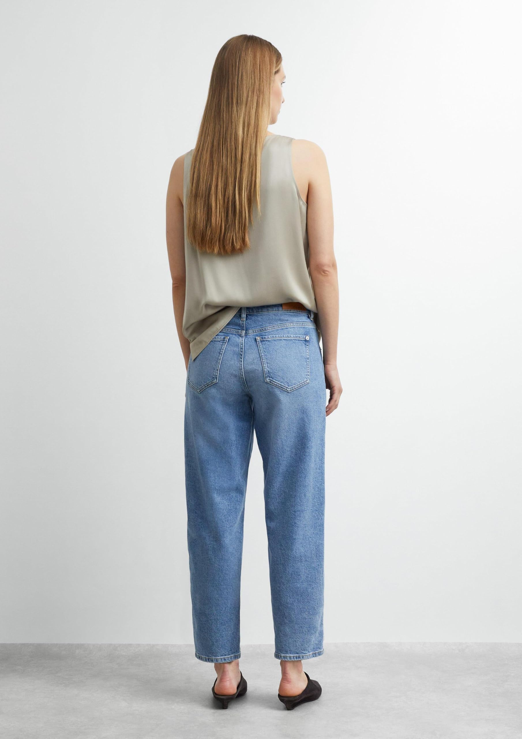 comma-jeans-barrel-leg-mid-rise-gr-34-crop image 7