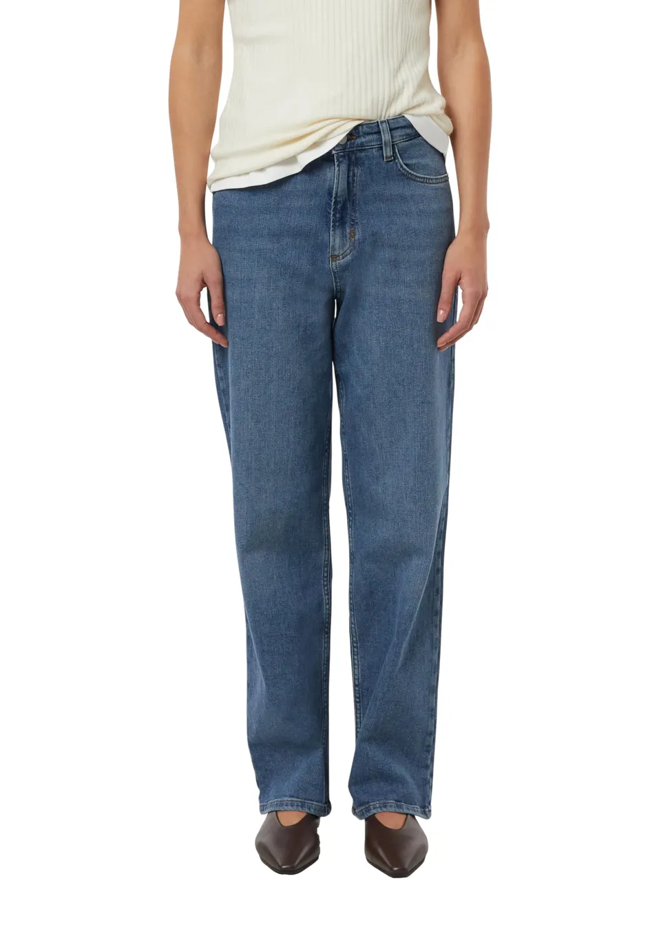 comma-jeans-elastische-straight-leg-jeans-hose-gr-e-44 image 1