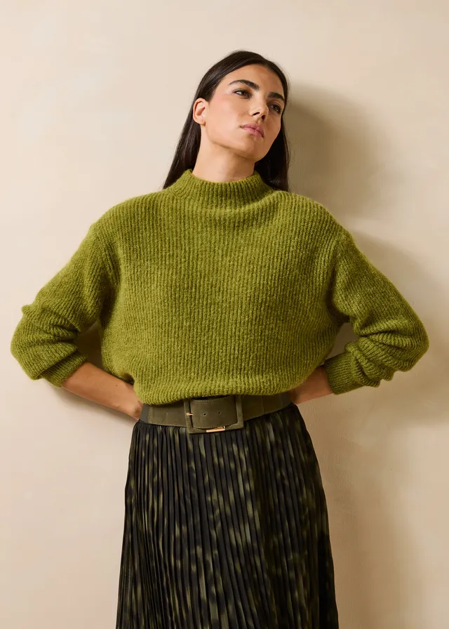 la-f-e-marabout-e-galabi-pullover-gr-n-mohair-wolle image 1