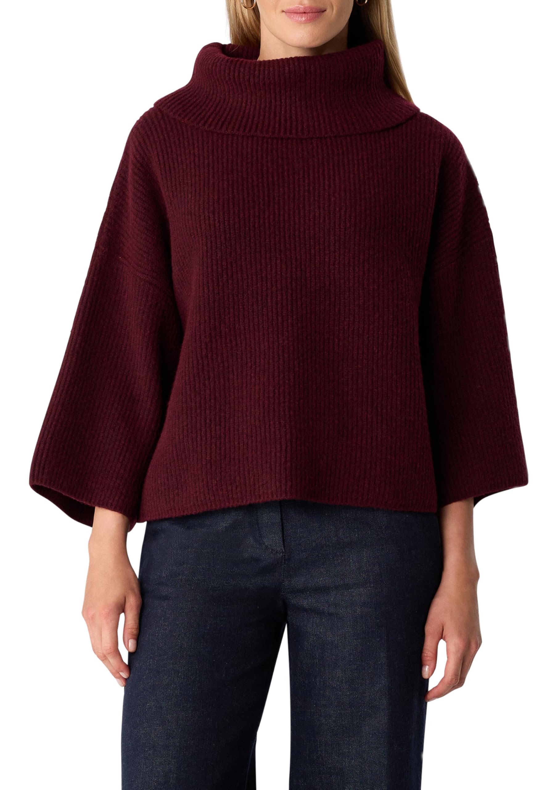 comma-2173390-poncho-pullover-damen-wasserfallkragen image 1