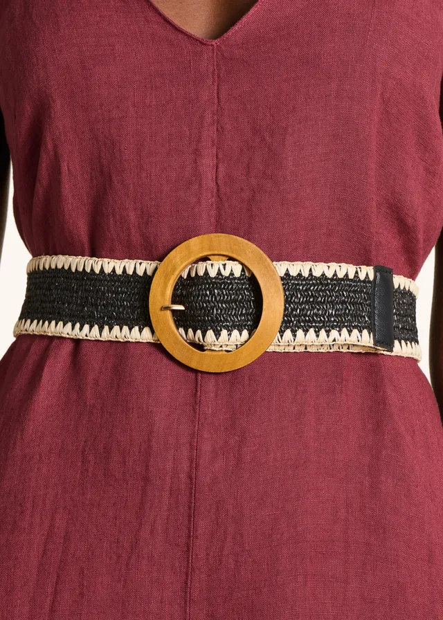 la-f-e-marabout-e-flamme-g-rtel-schwarz-elastisch image 1