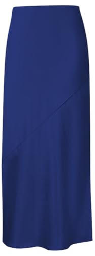 comma-satin-rock-damen-elegant-gl-nzend image 2