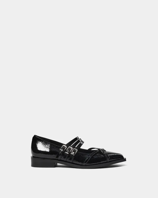 sofie-schnoor-women-karinsw-ballerina-schwarz-leder-spitz image 1
