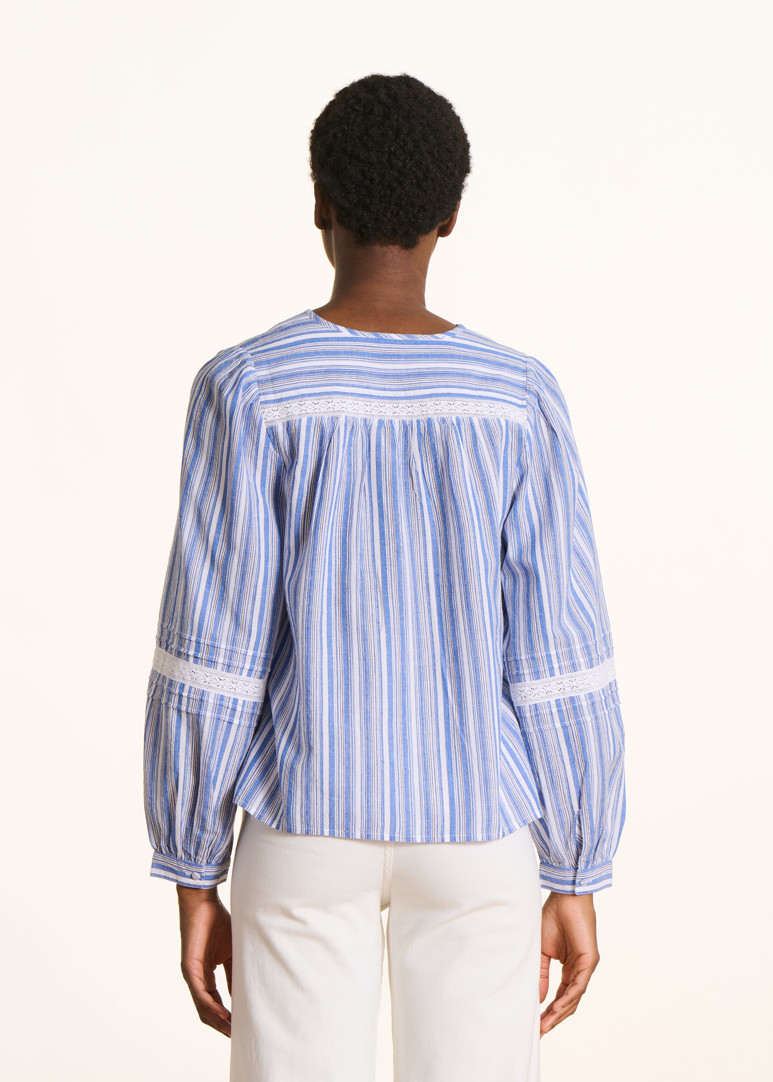la-f-e-marabout-e-streifen-bluse-wei-blau-bio-baumwolle image 3