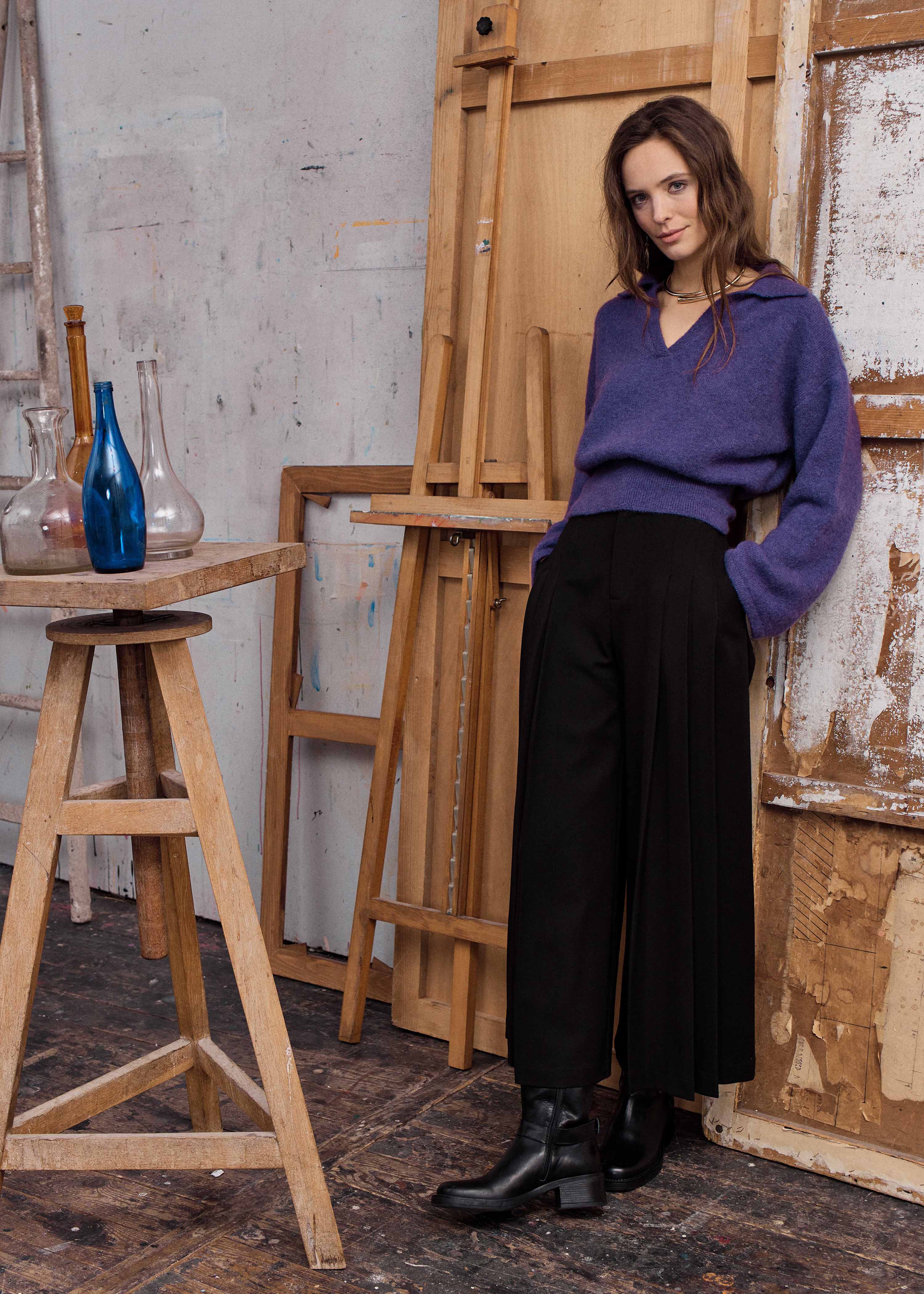 la-f-e-marabout-e-guibli-pullover-violett-mohair-polo image 5