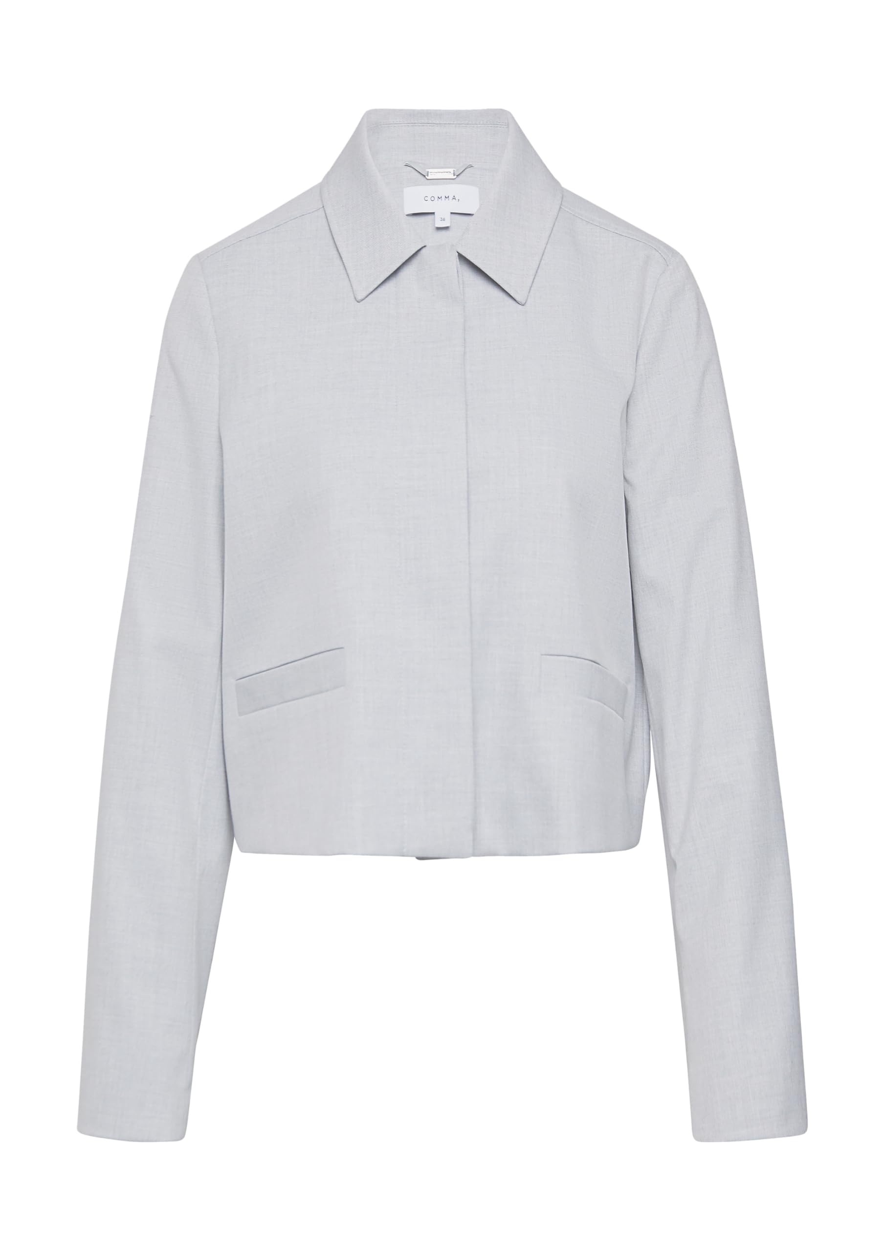 comma-jackets-kurze-jacke-hemdkragen-gr-e-36-knopfleiste image 3
